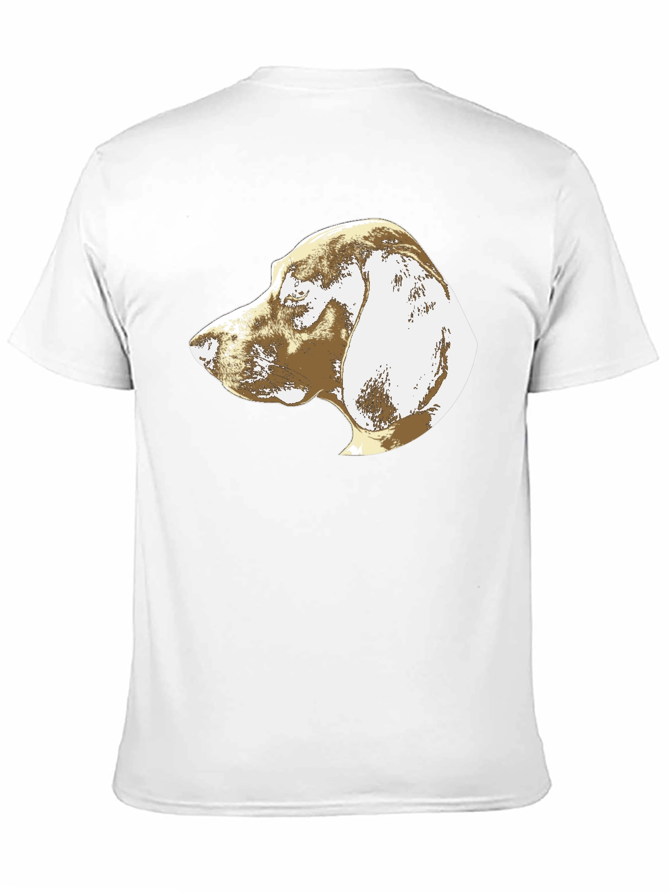 Dog Profile Graphic Tee - Mens Black T-Shirt