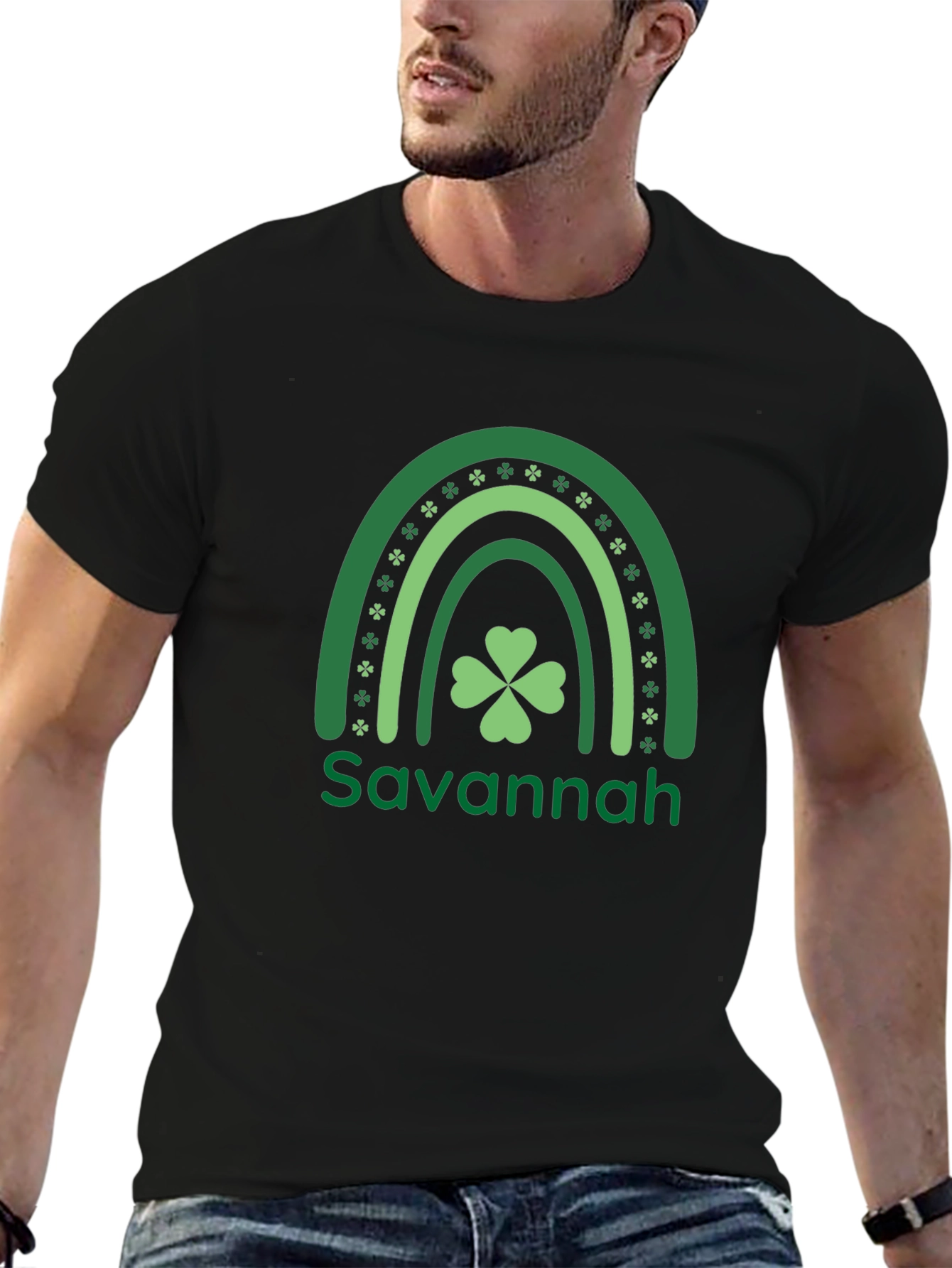 Savannah St. Patricks Day Rainbow Tee