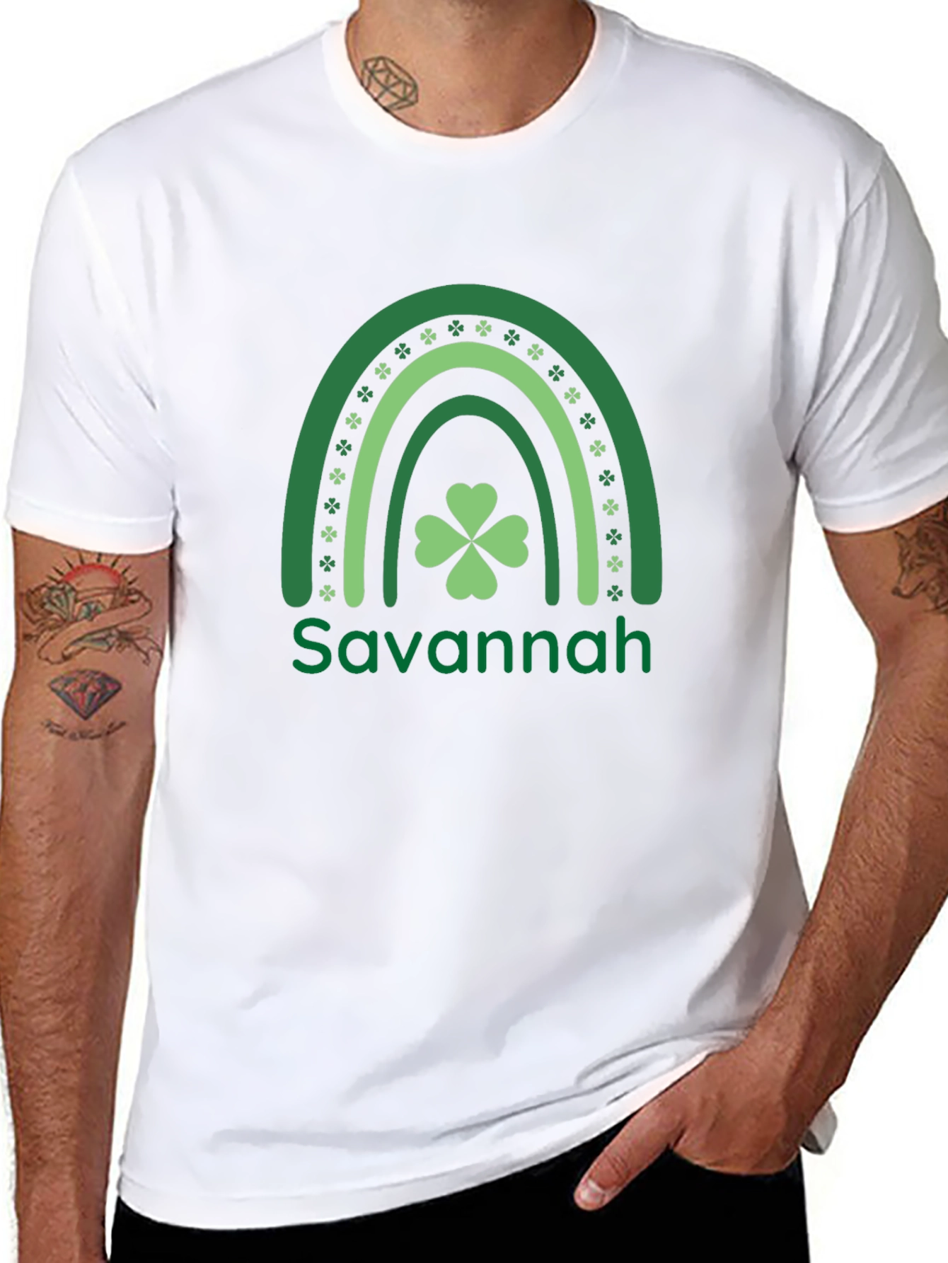 Savannah St. Patricks Day Rainbow Tee