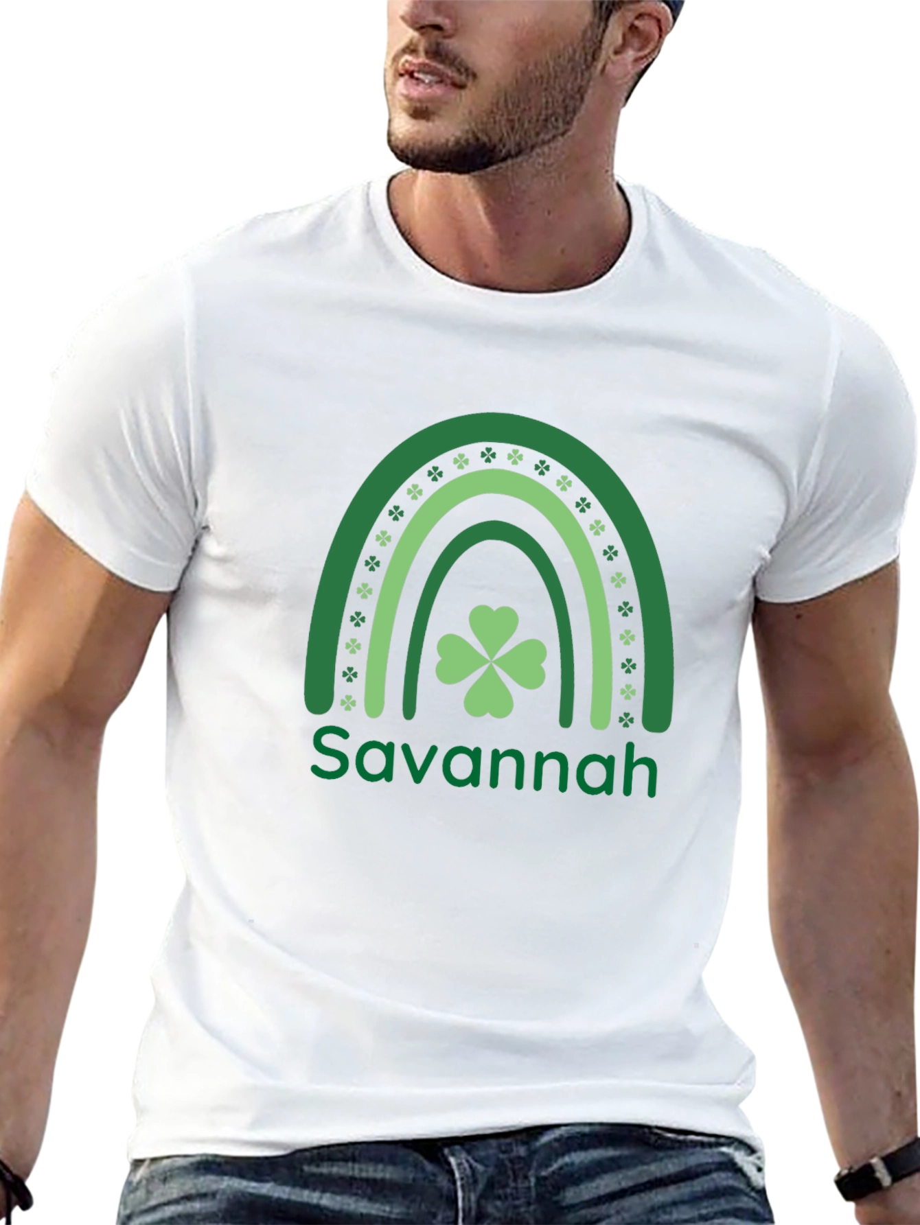 Savannah St. Patricks Day Rainbow Tee