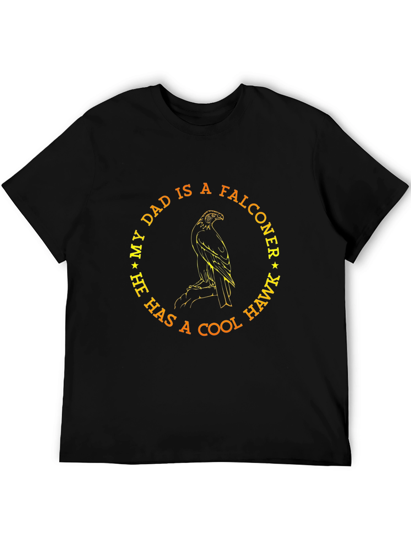 Falconer Dad T-Shirt: Cool Hawk Graphic Tee