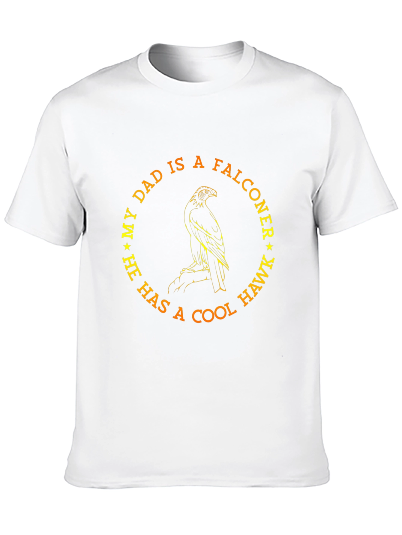 Falconer Dad T-Shirt: Cool Hawk Graphic Tee