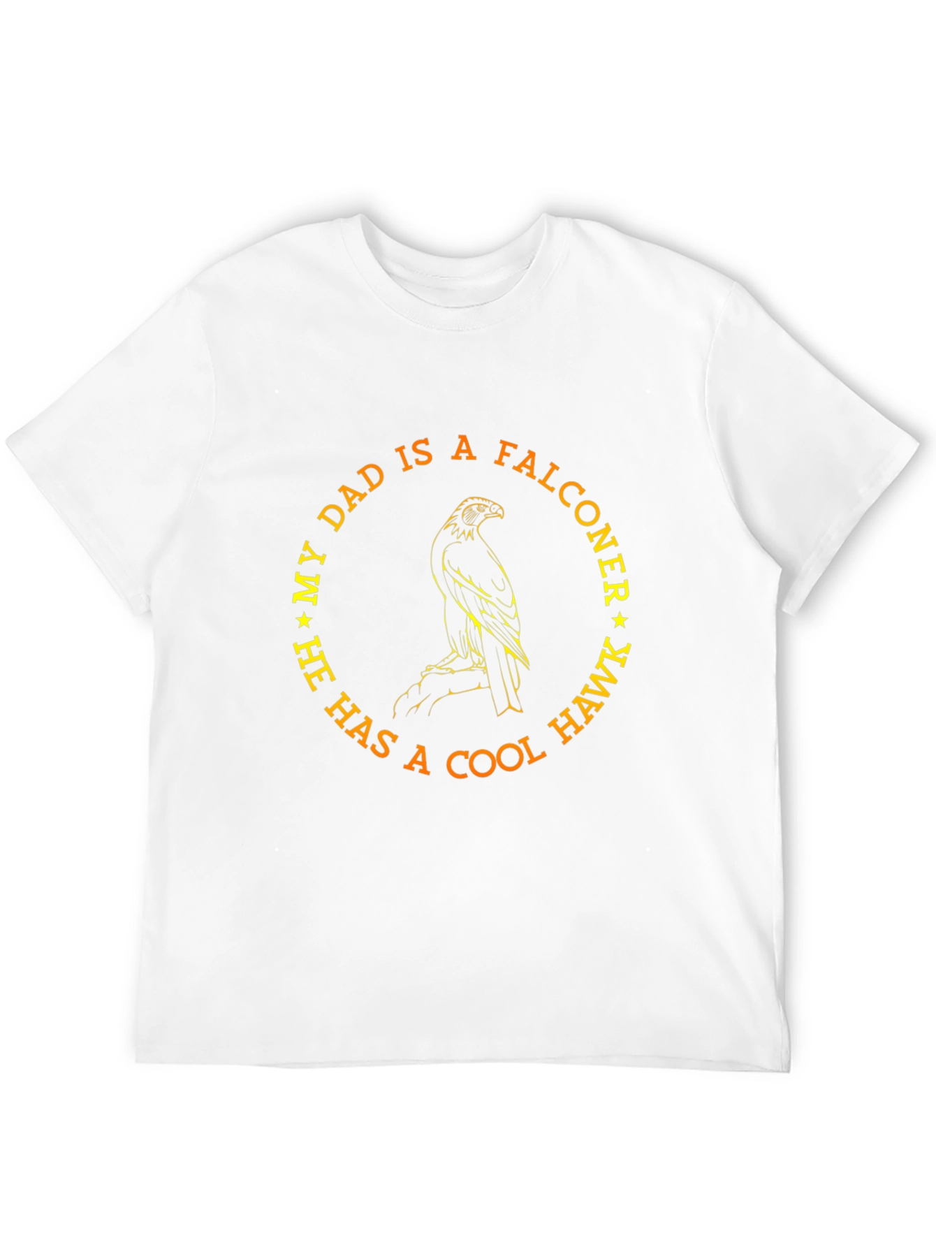 Falconer Dad T-Shirt: Cool Hawk Graphic Tee