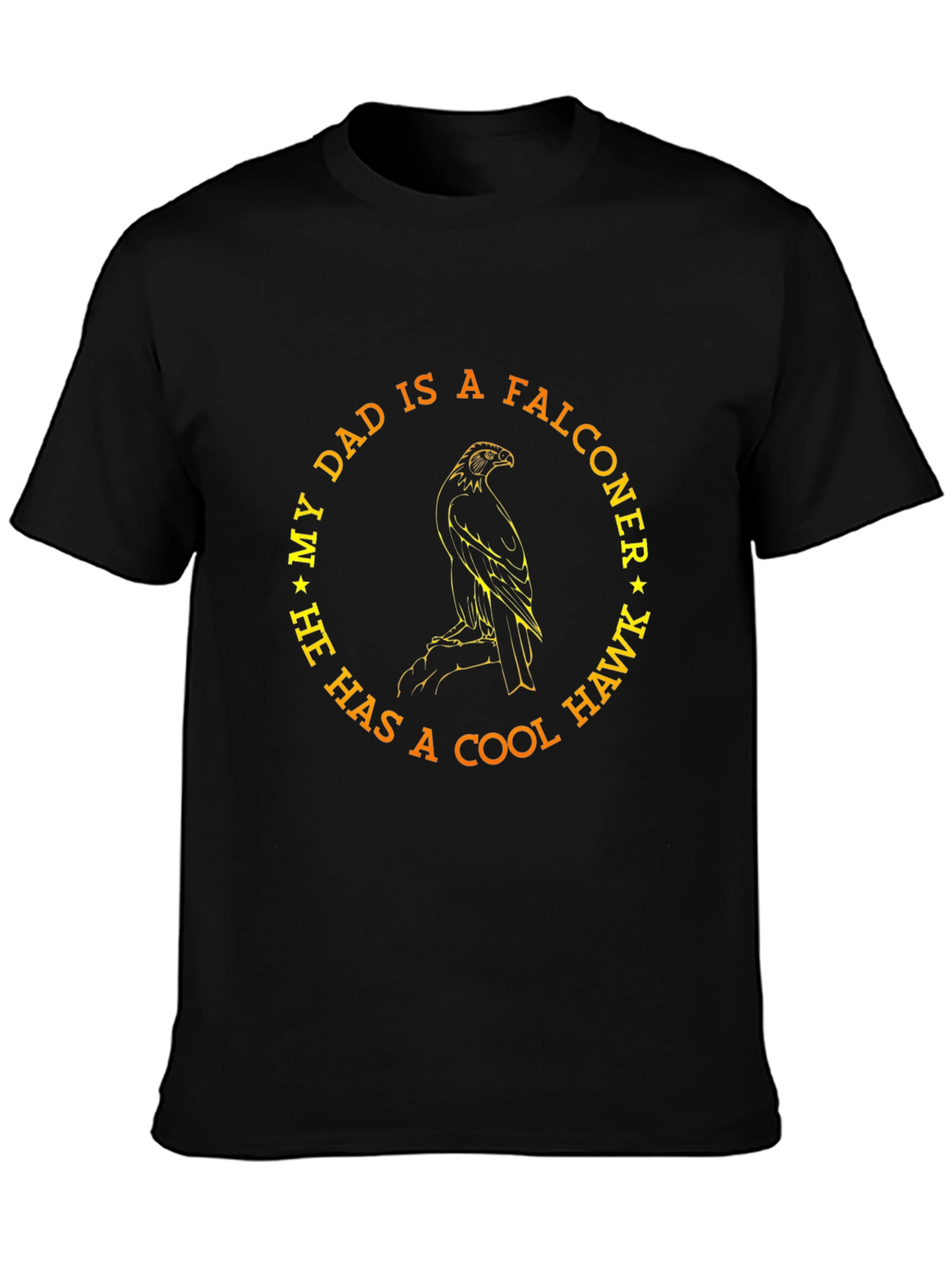Falconer Dad T-Shirt: Cool Hawk Graphic Tee