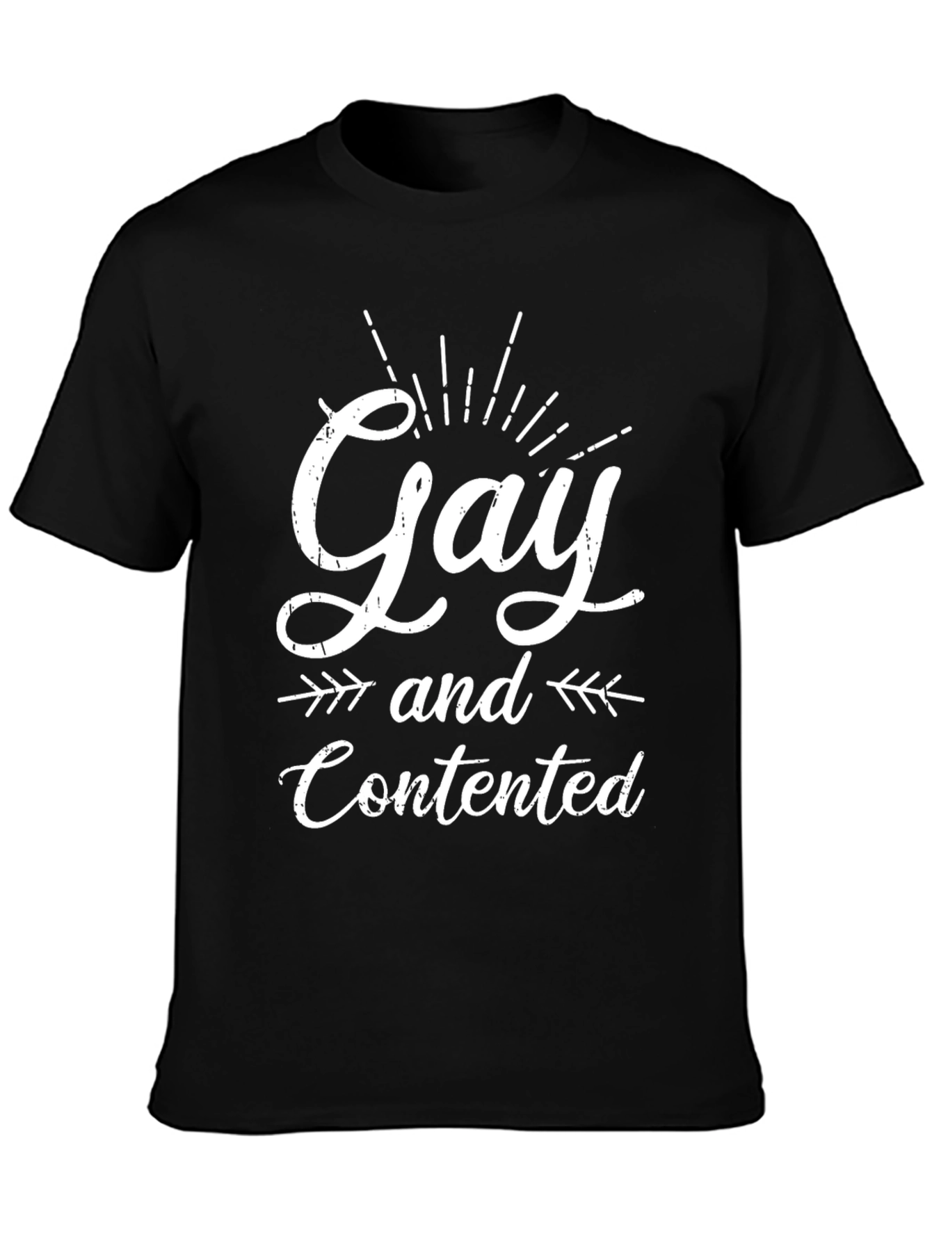 Gay and Contented Graphic T-Shirt