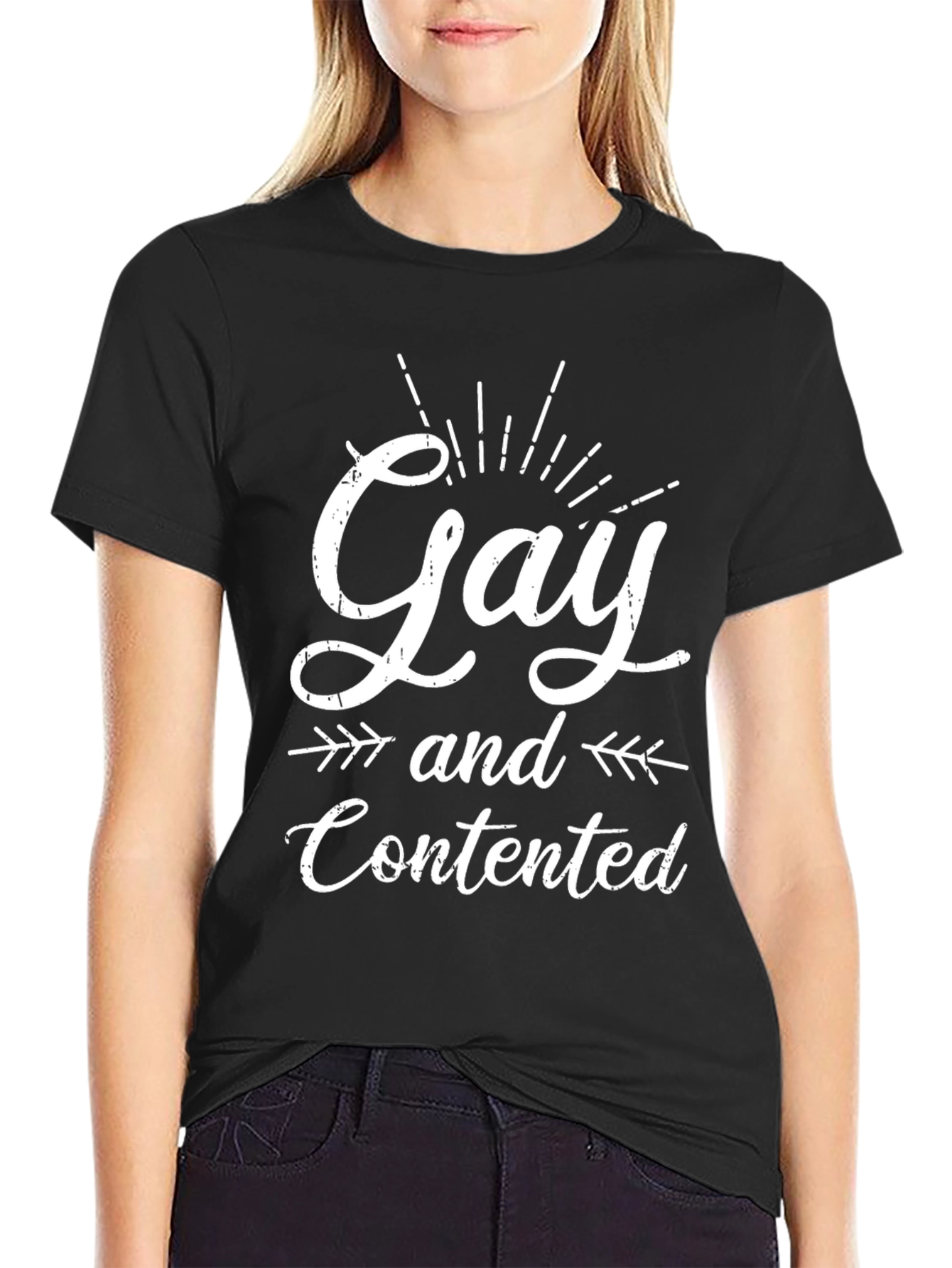 Gay and Contented Graphic T-Shirt