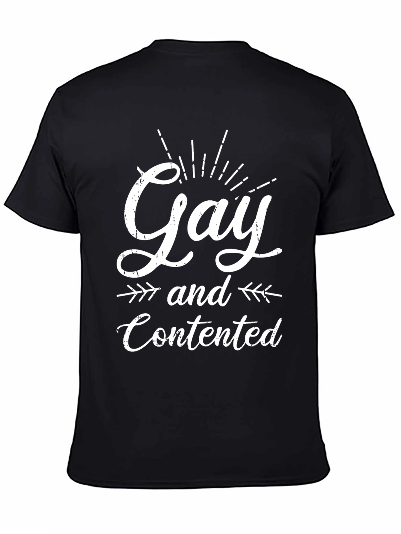 Gay and Contented Graphic T-Shirt