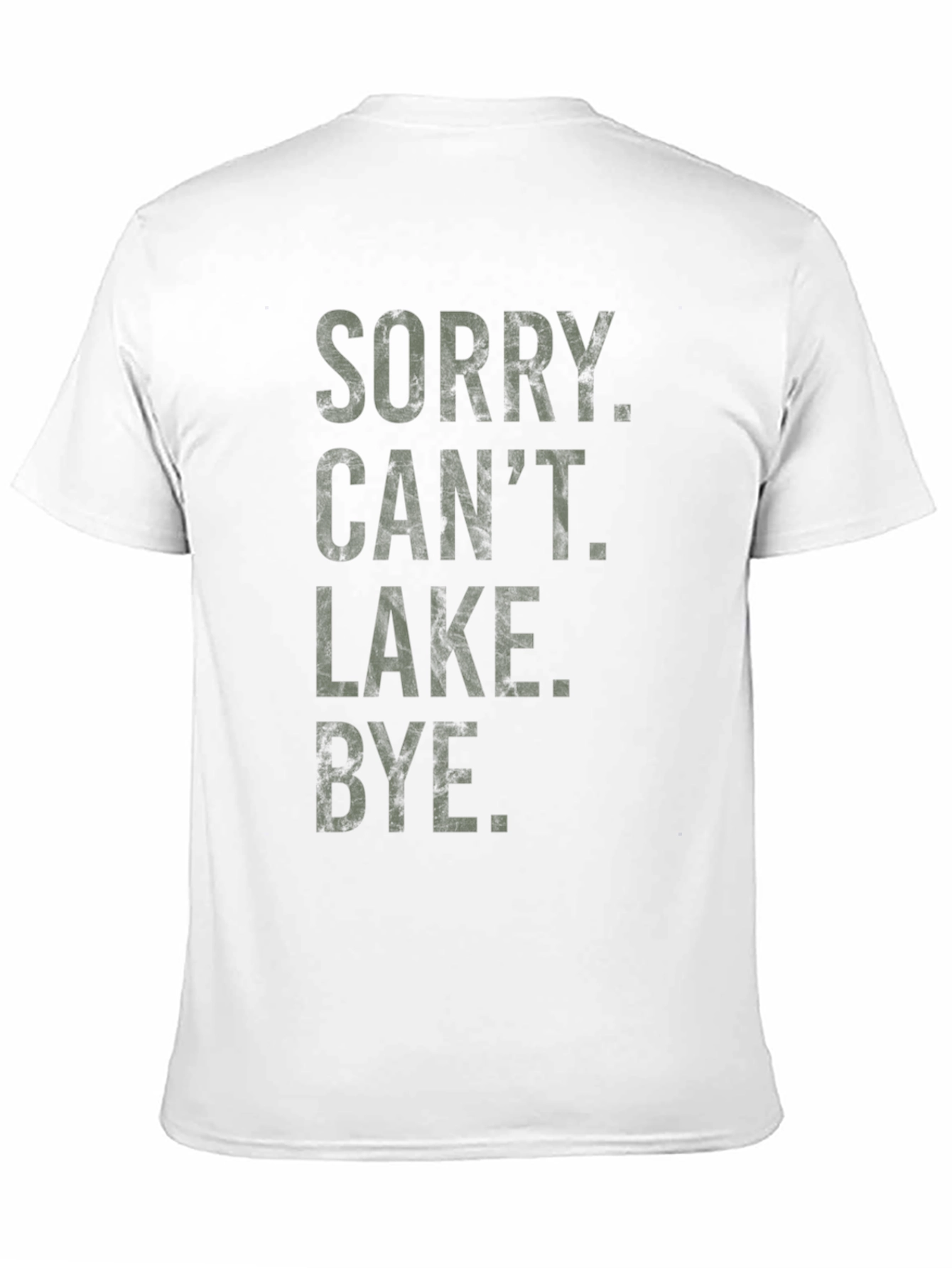 Sorry Cant Lake Bye Funny T-Shirt