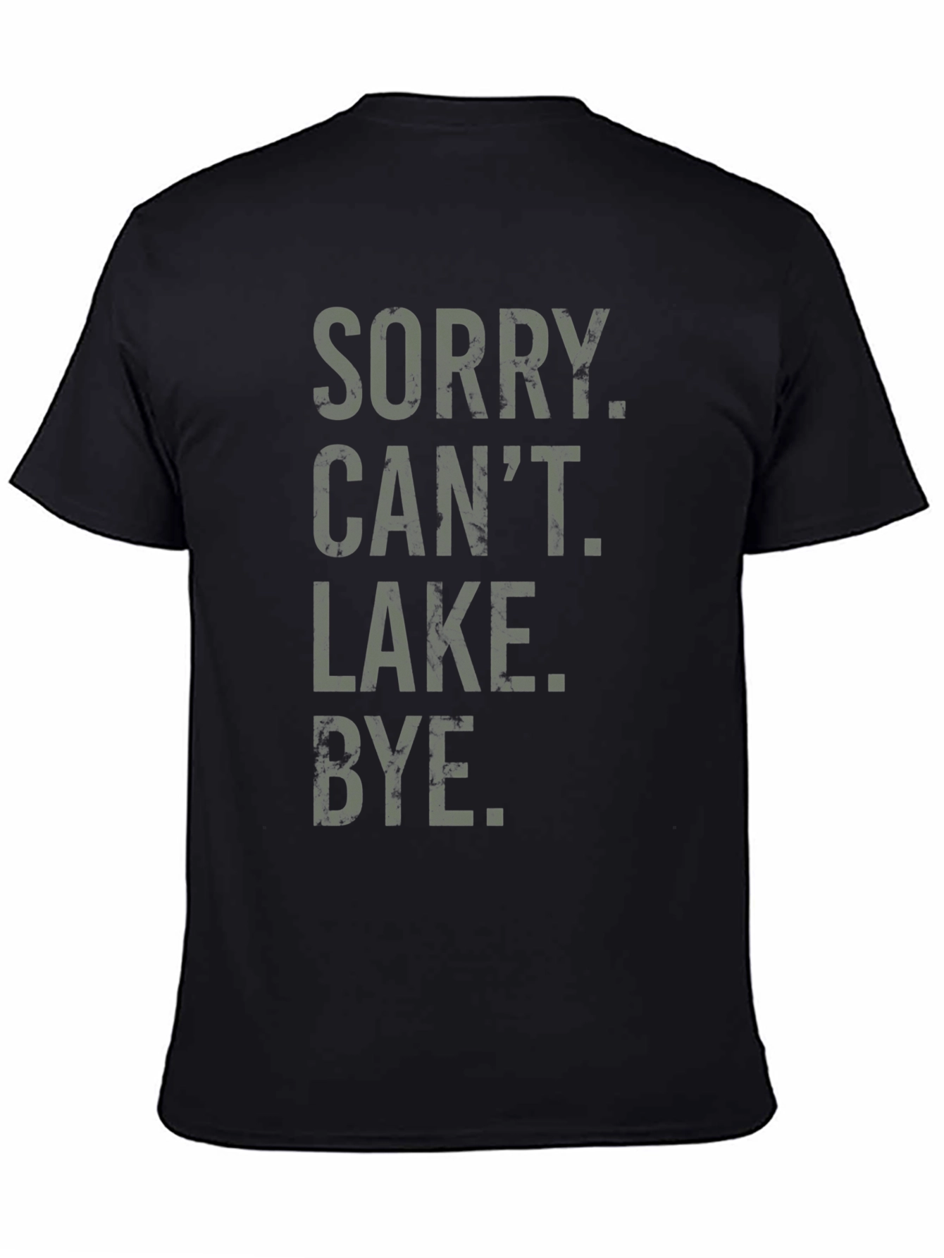 Sorry Cant Lake Bye Funny T-Shirt
