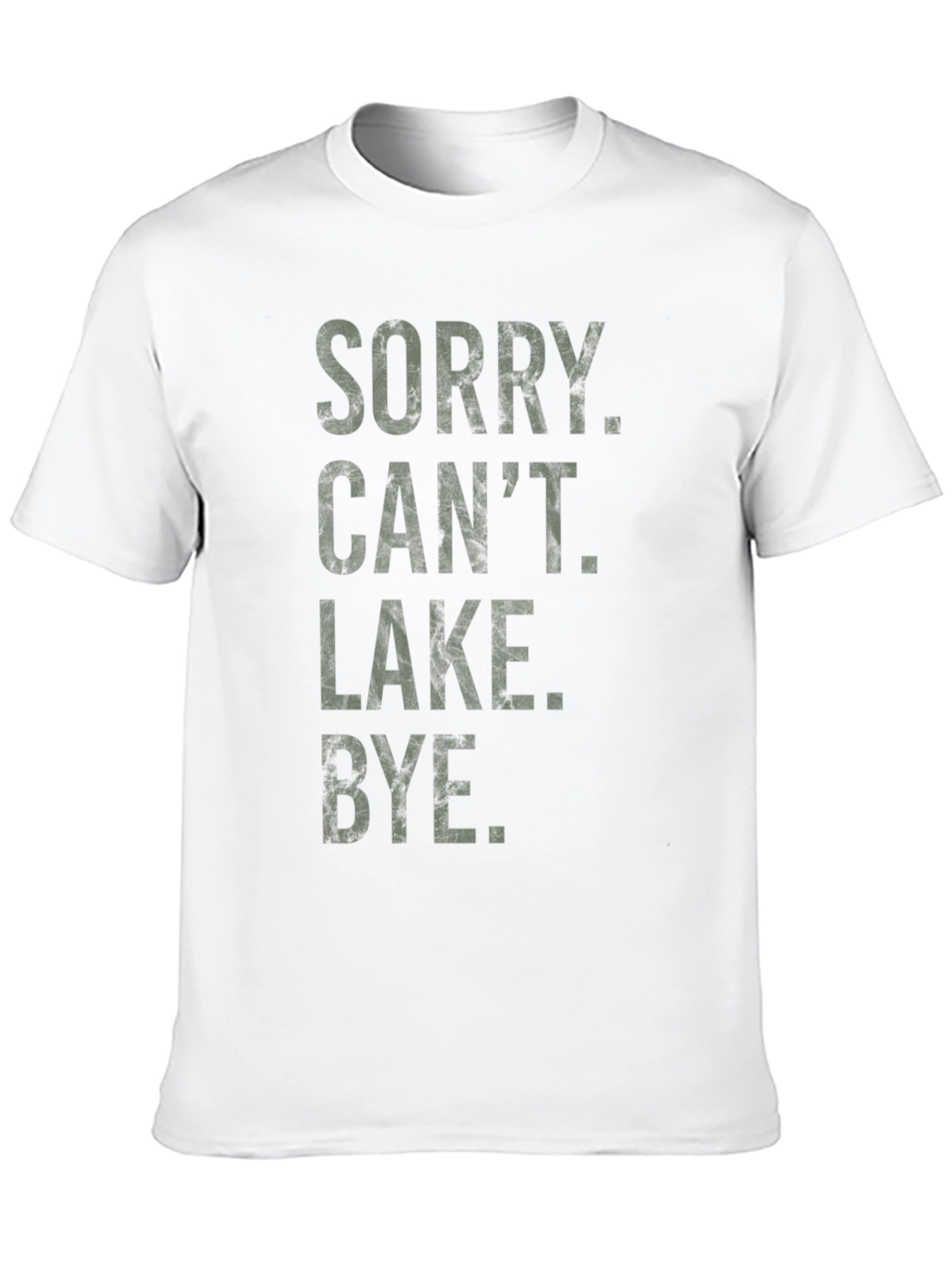 Sorry Cant Lake Bye Funny T-Shirt