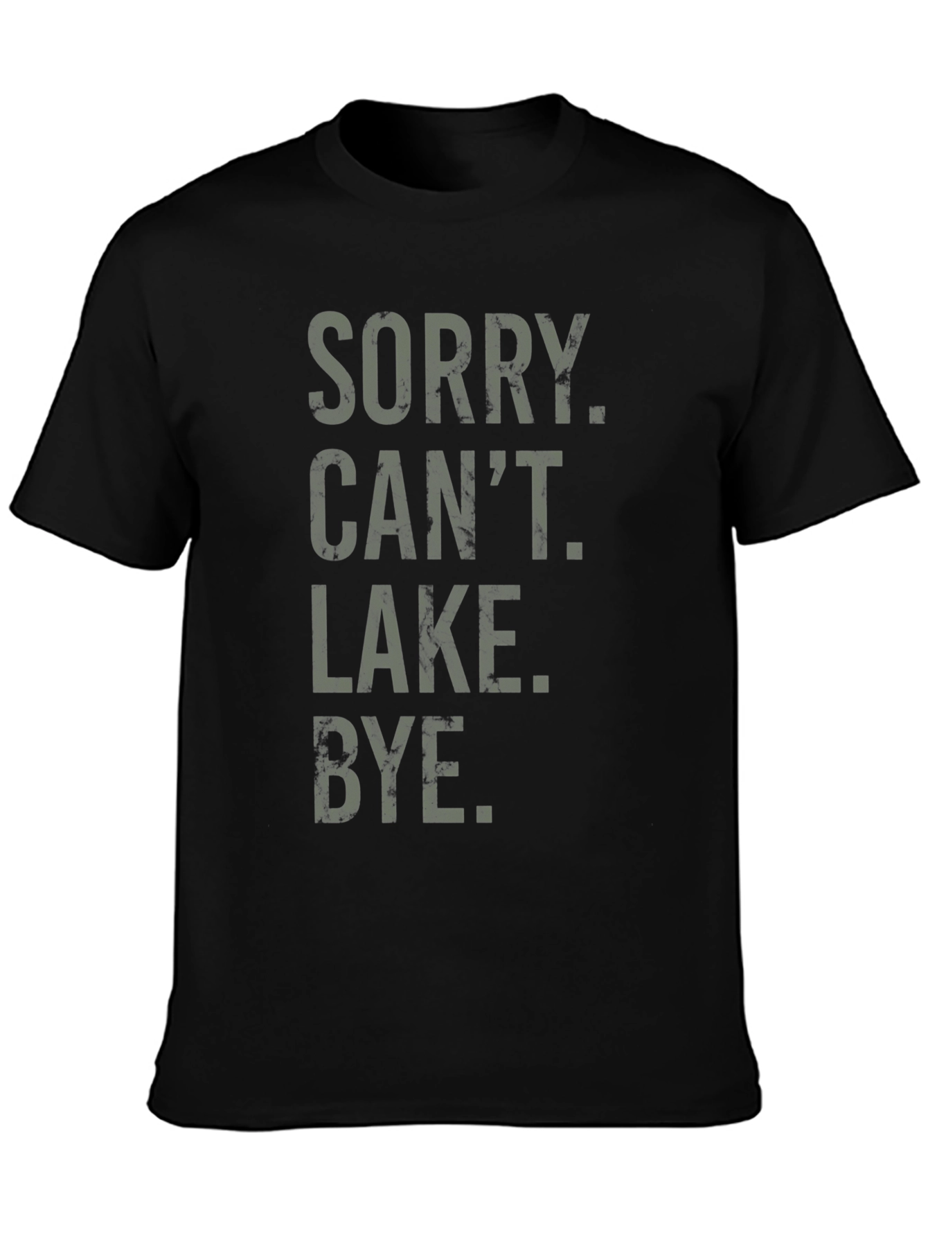Sorry Cant Lake Bye Funny T-Shirt