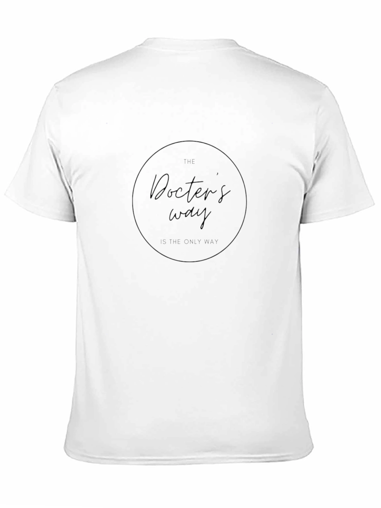 Doctors Way T-Shirt - Stylish Black Tee