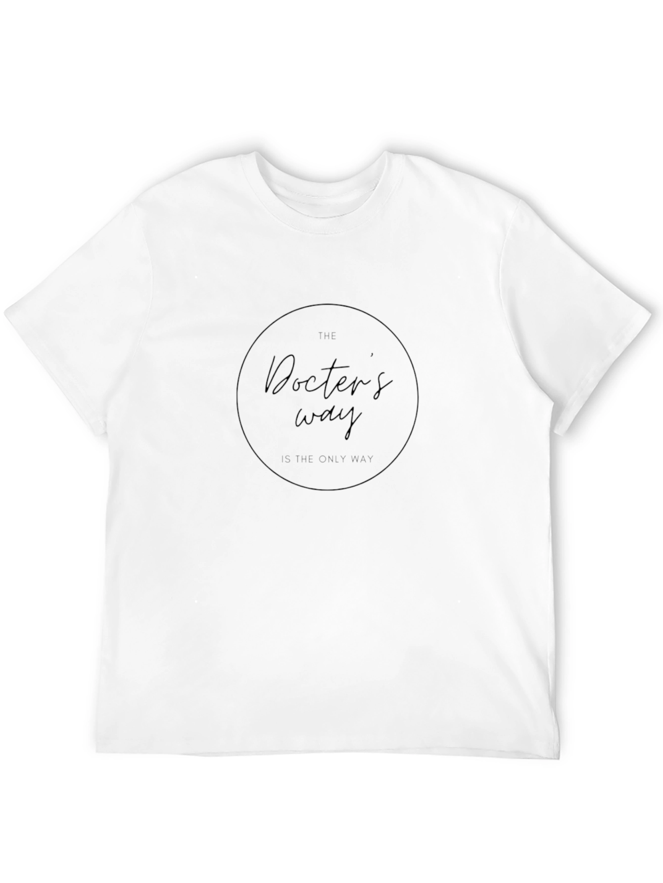 Doctors Way T-Shirt - Stylish Black Tee