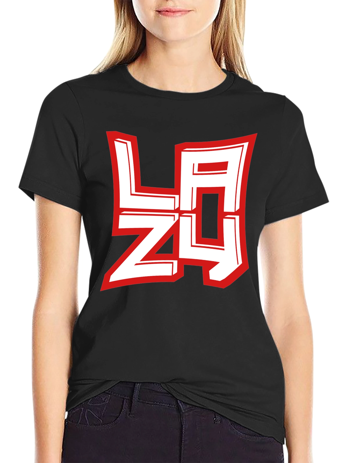 Lazy Graphic Tee - Modern Streetwear Style