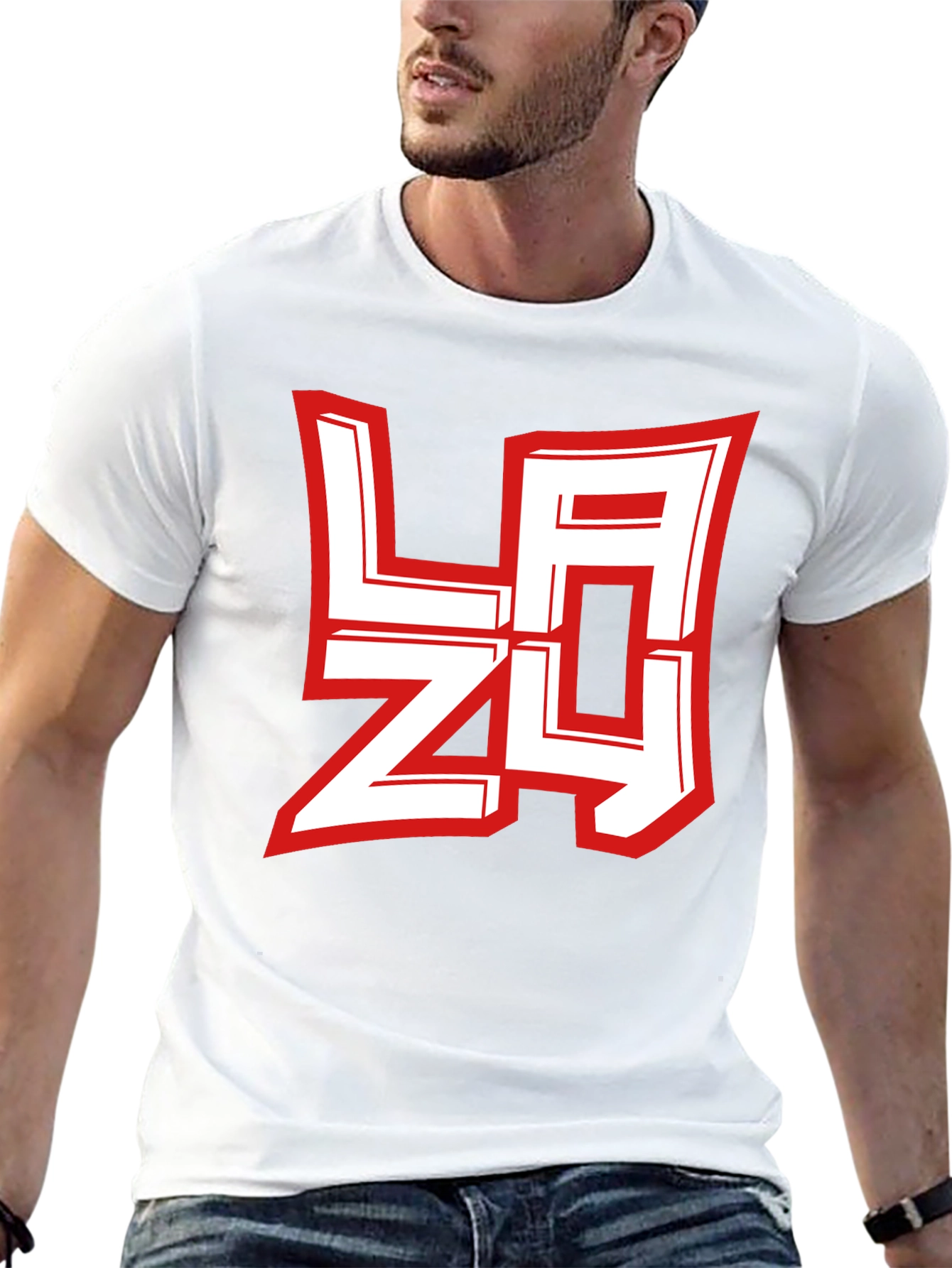 Lazy Graphic Tee - Modern Streetwear Style