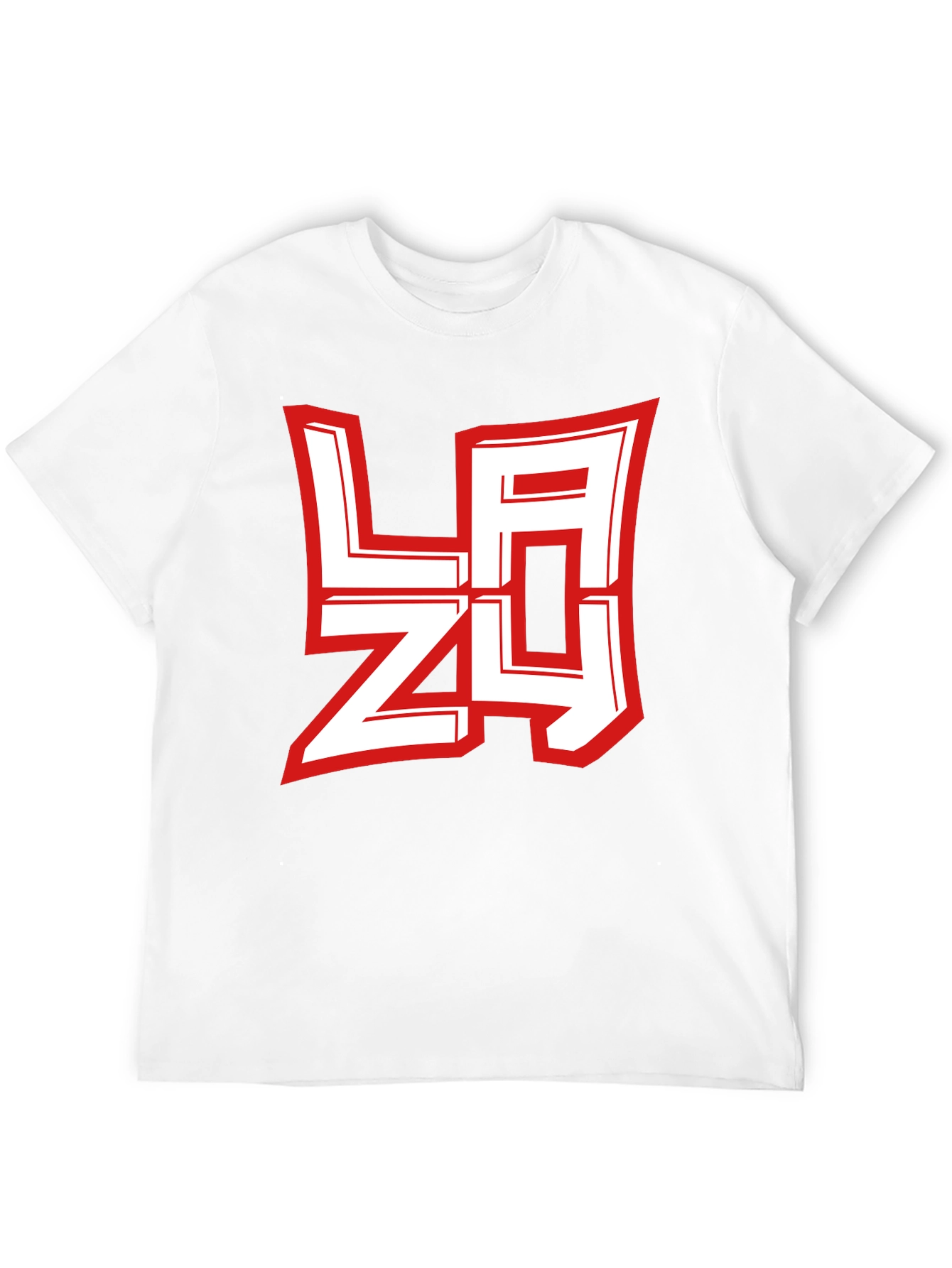 Lazy Graphic Tee - Modern Streetwear Style