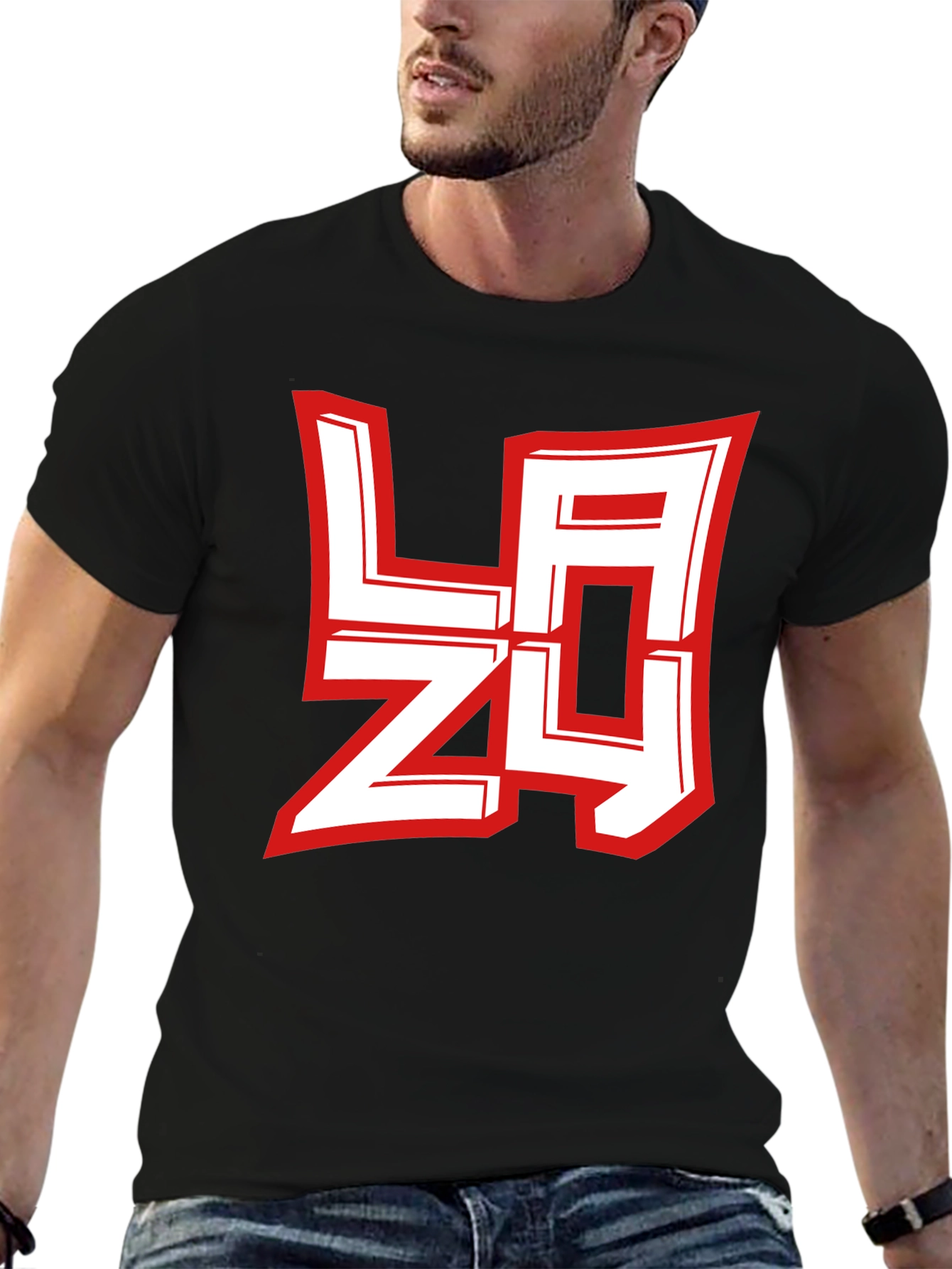 Lazy Graphic Tee - Modern Streetwear Style