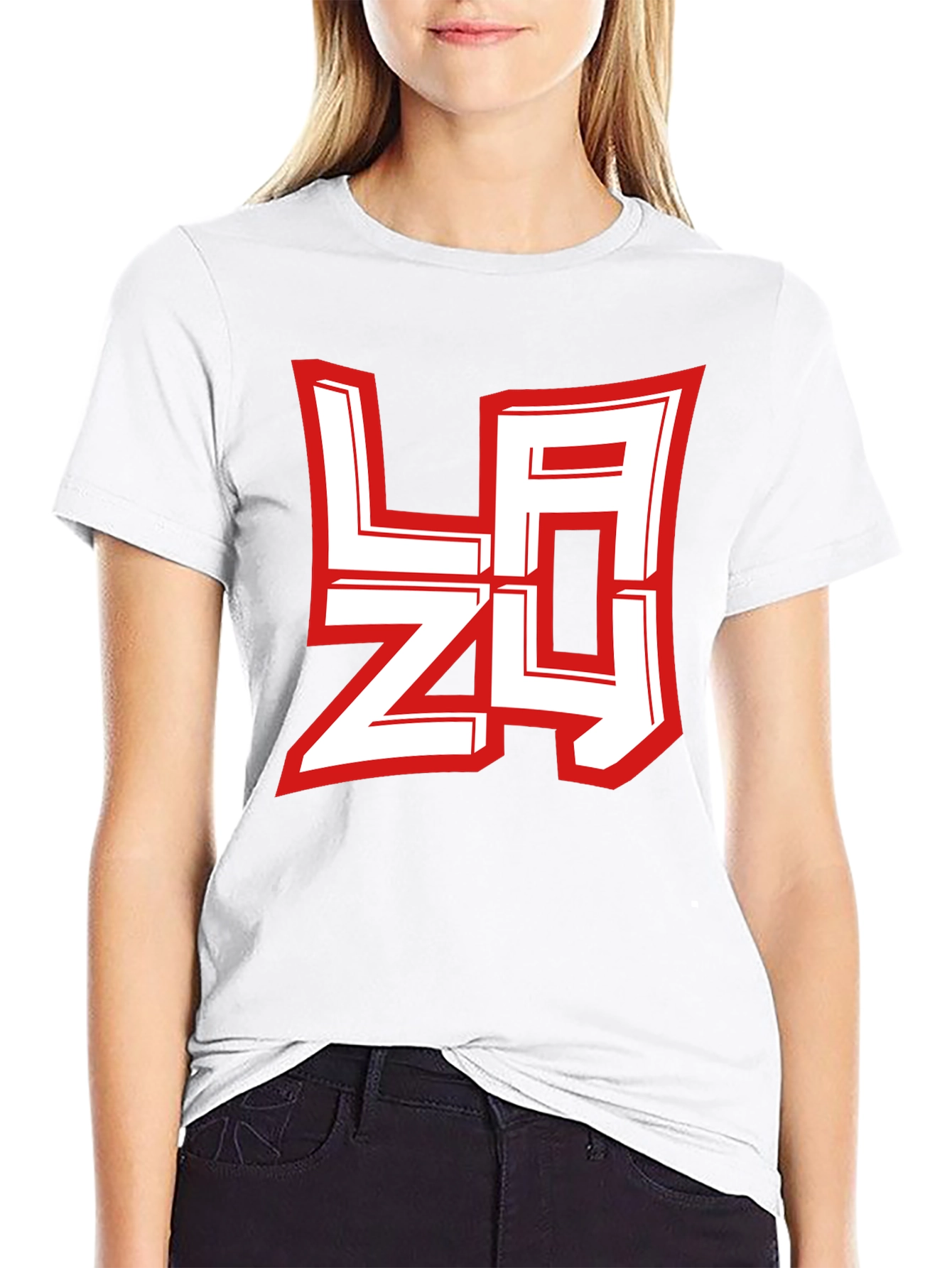 Lazy Graphic Tee - Modern Streetwear Style