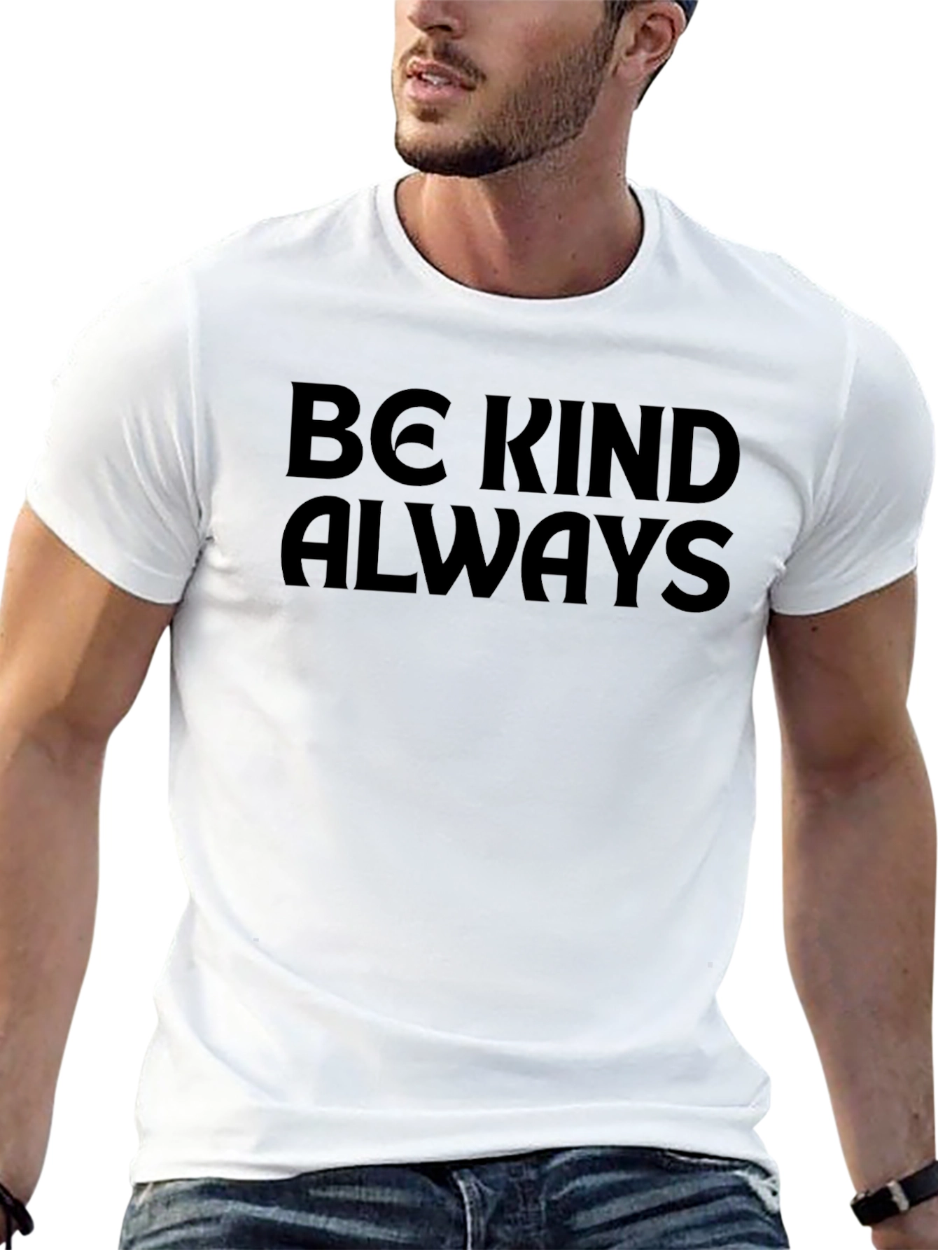 Be Kind Always Graphic Tee - Black