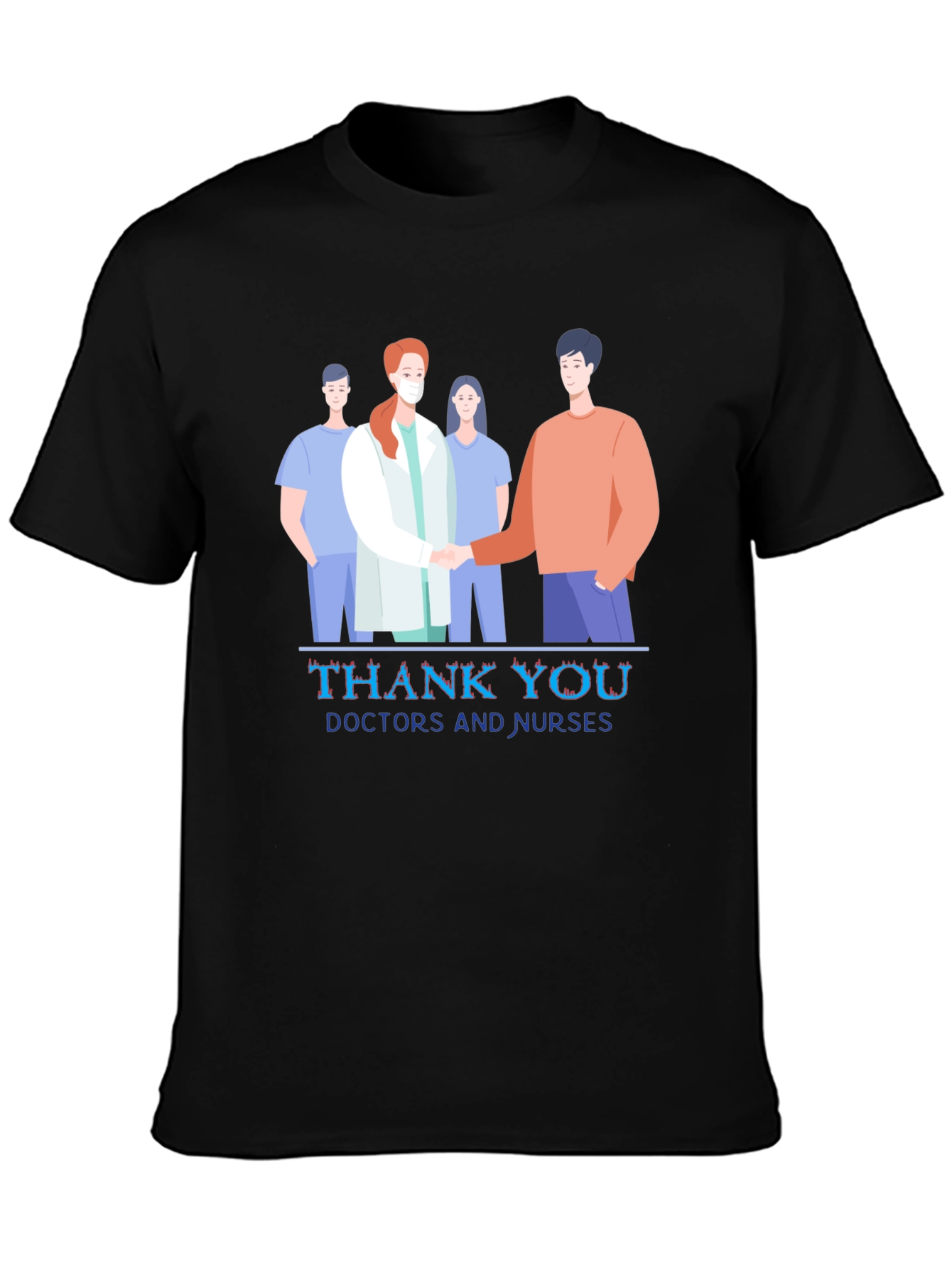 Thank You Doctors and Nurses Graphic Tee