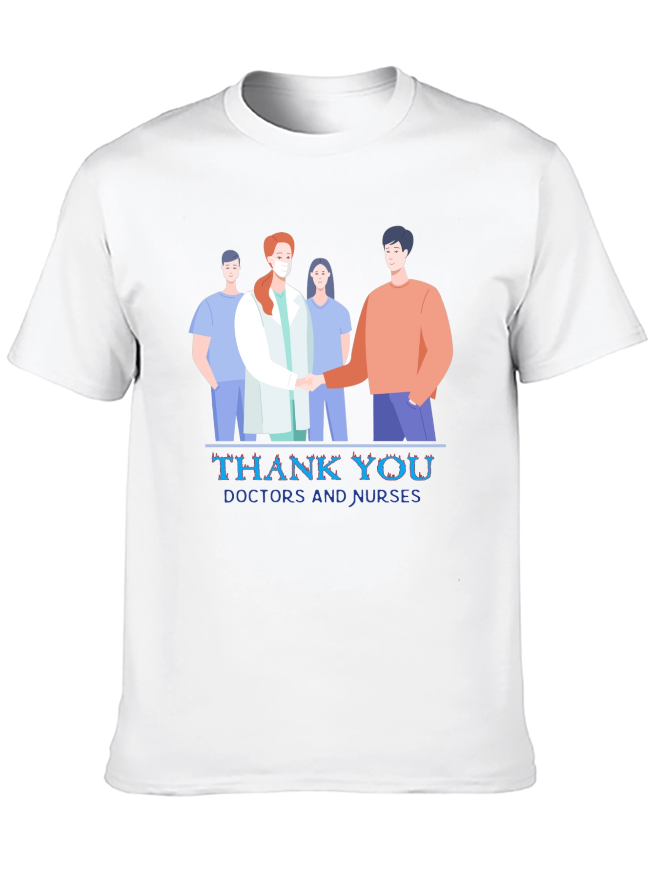 Thank You Doctors and Nurses Graphic Tee