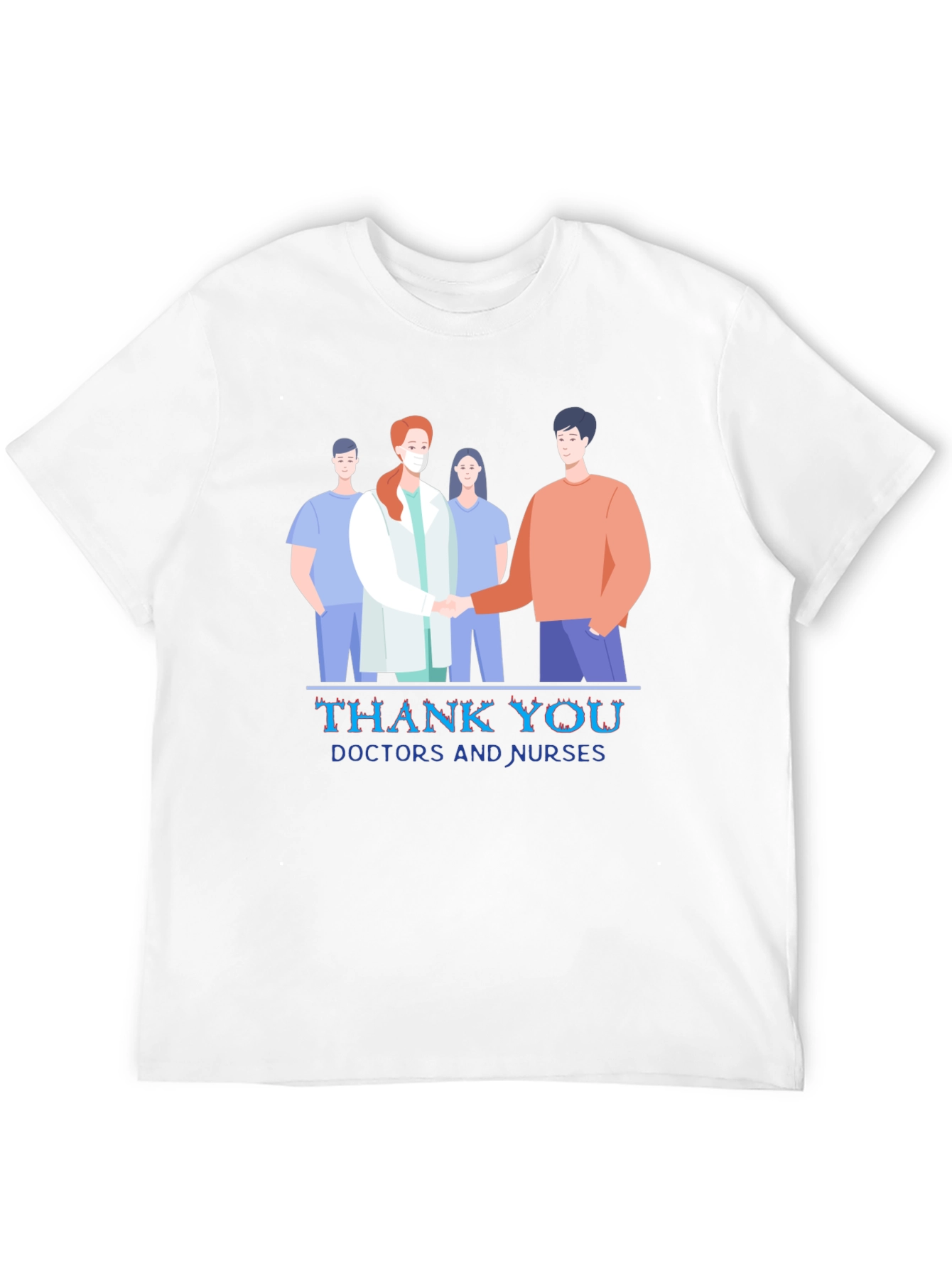 Thank You Doctors and Nurses Graphic Tee