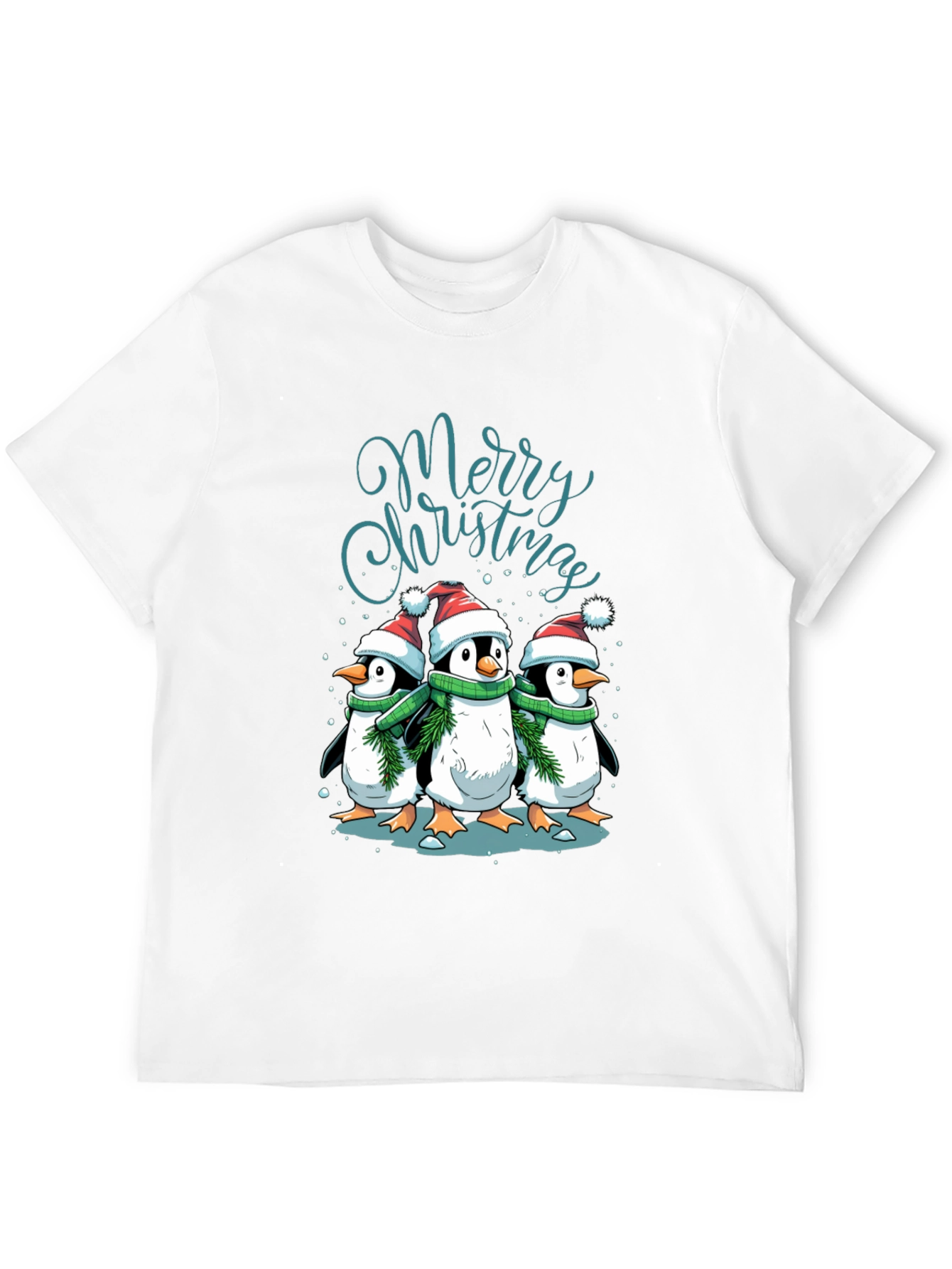 Festive Penguin Christmas T-Shirt