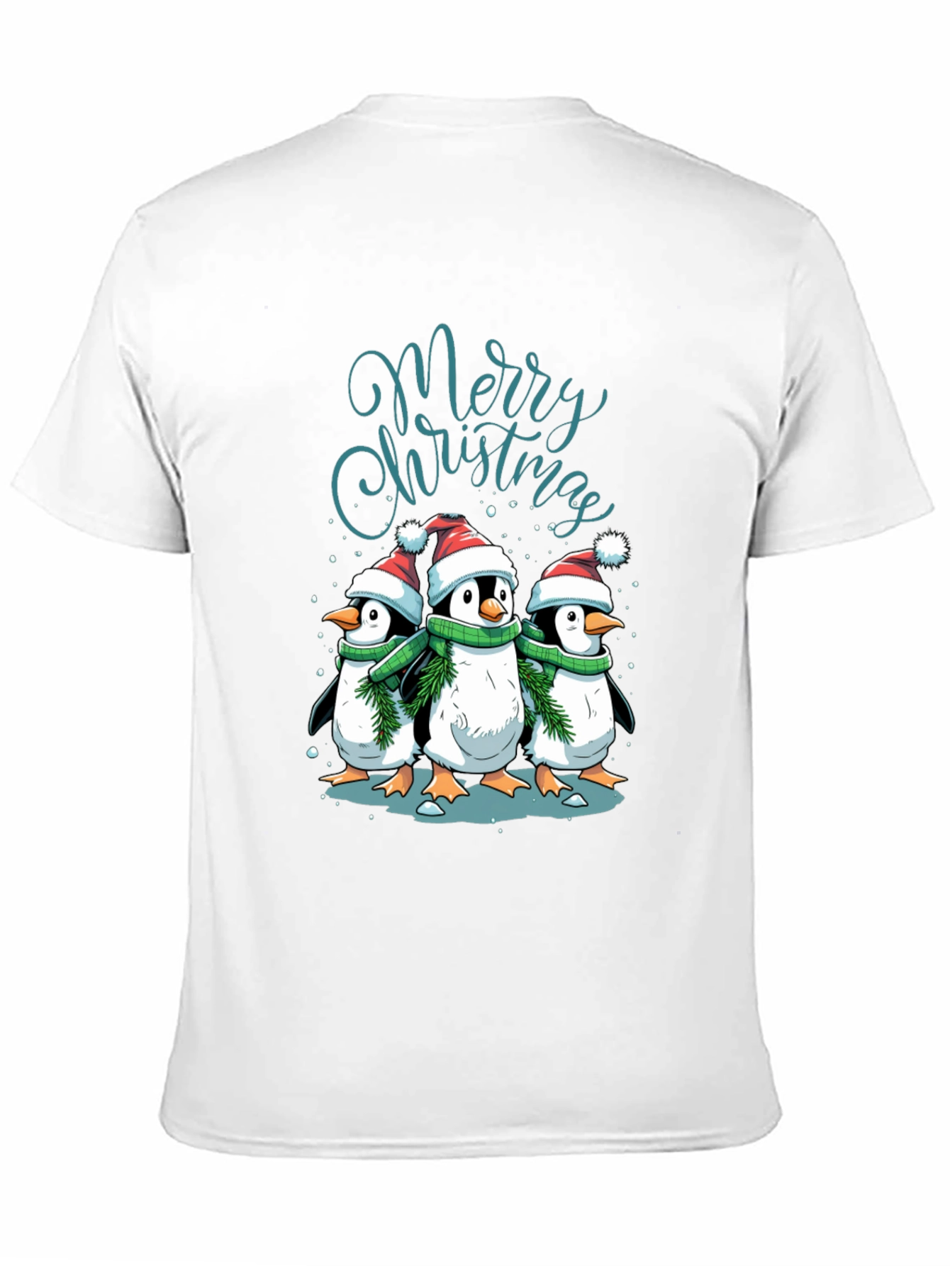 Festive Penguin Christmas T-Shirt