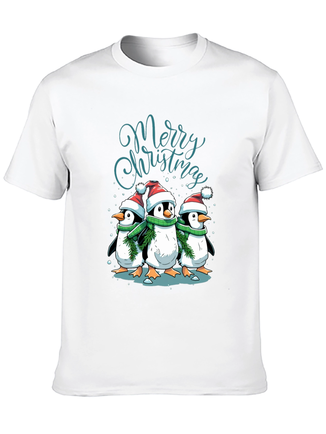 Festive Penguin Christmas T-Shirt