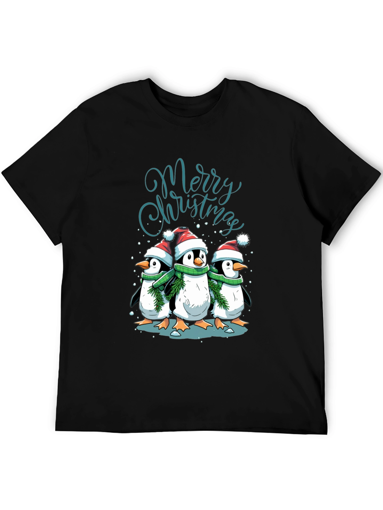Festive Penguin Christmas T-Shirt