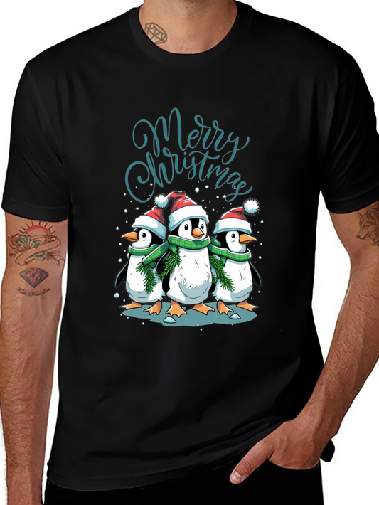 Festive Penguin Christmas T-Shirt