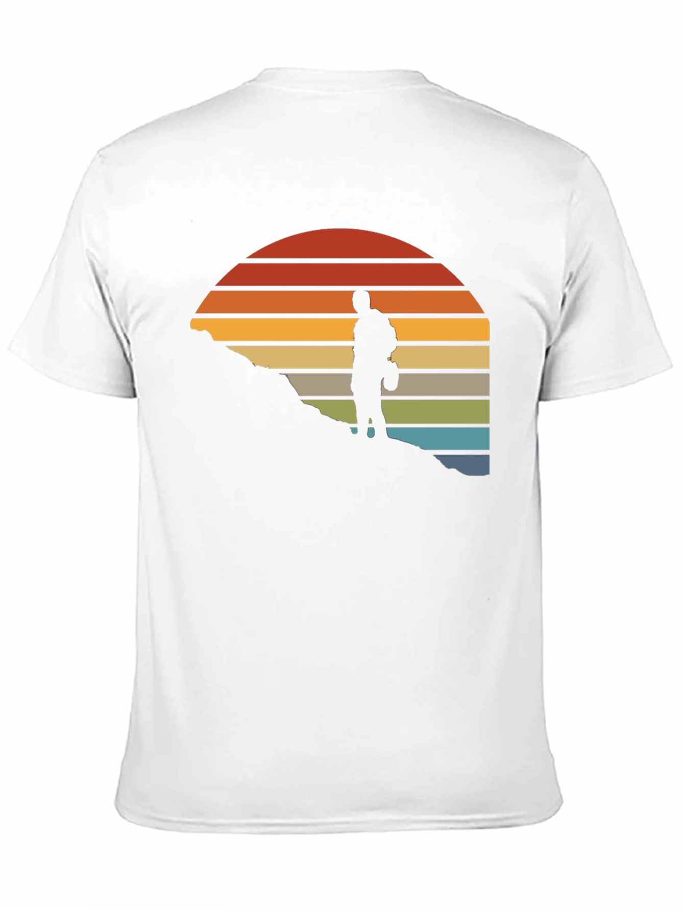 Hiker Silhouette Sunset Graphic Tee