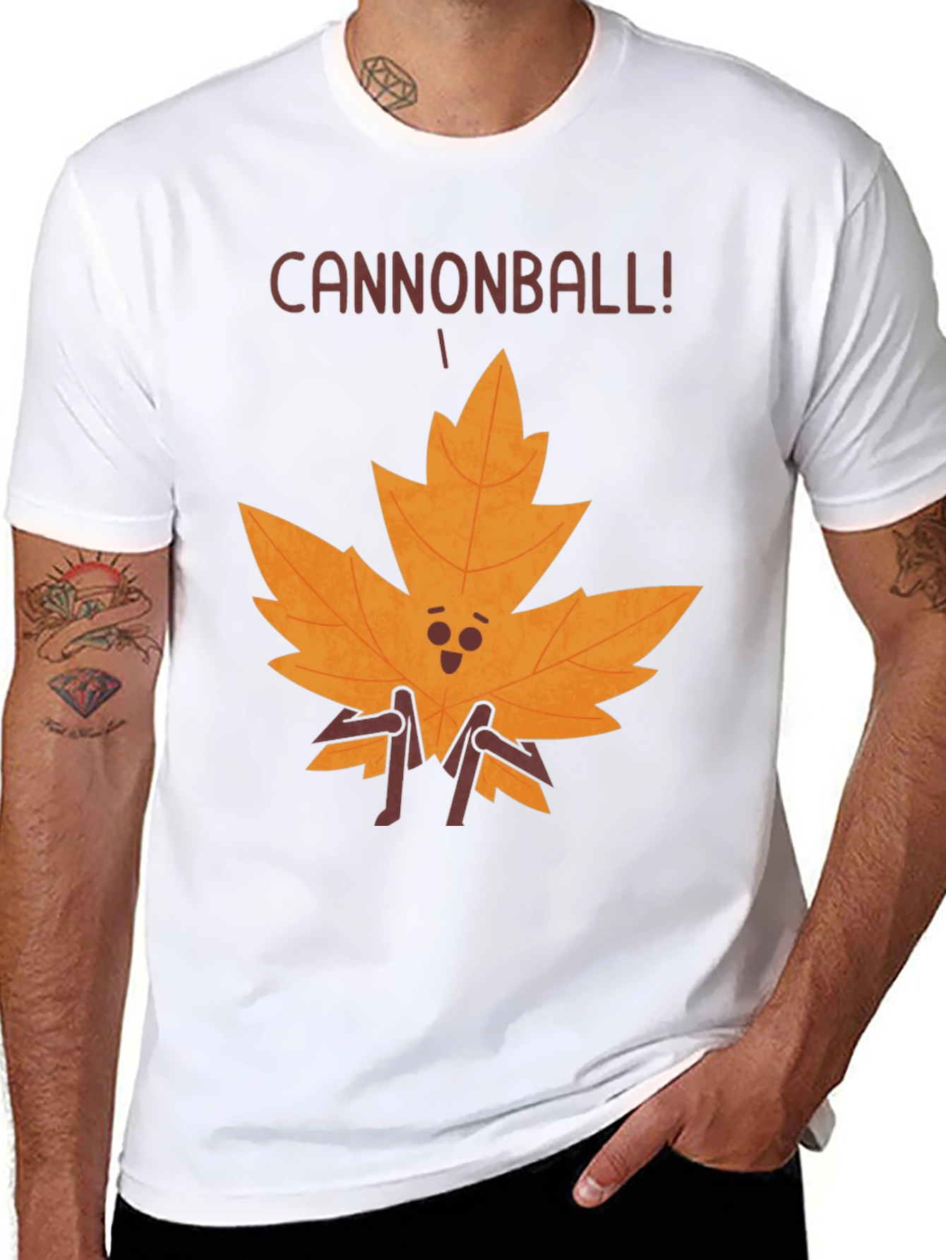Cannonball Maple Leaf Graphic T-Shirt