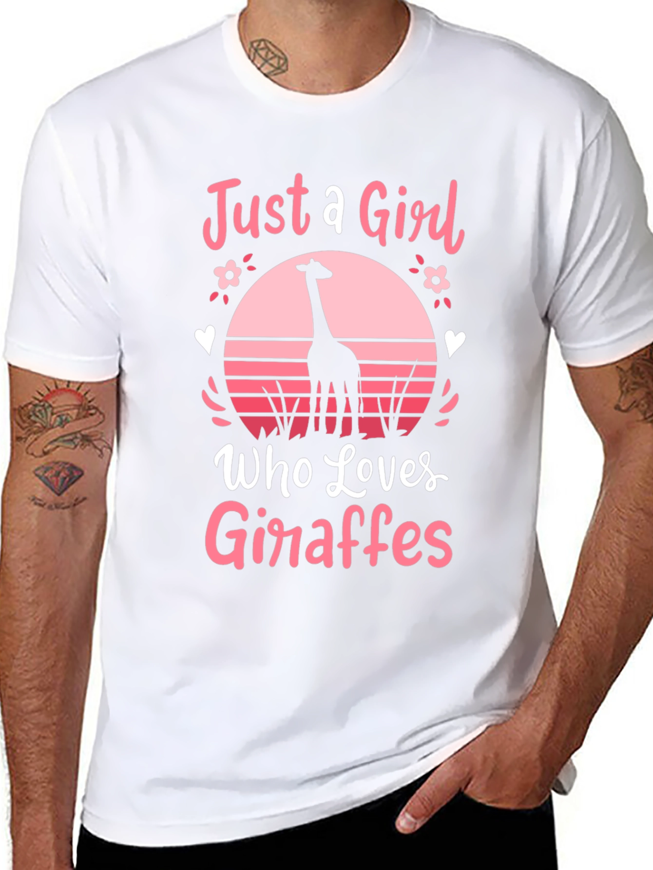 Just a Girl Who Loves Giraffes T-Shirt