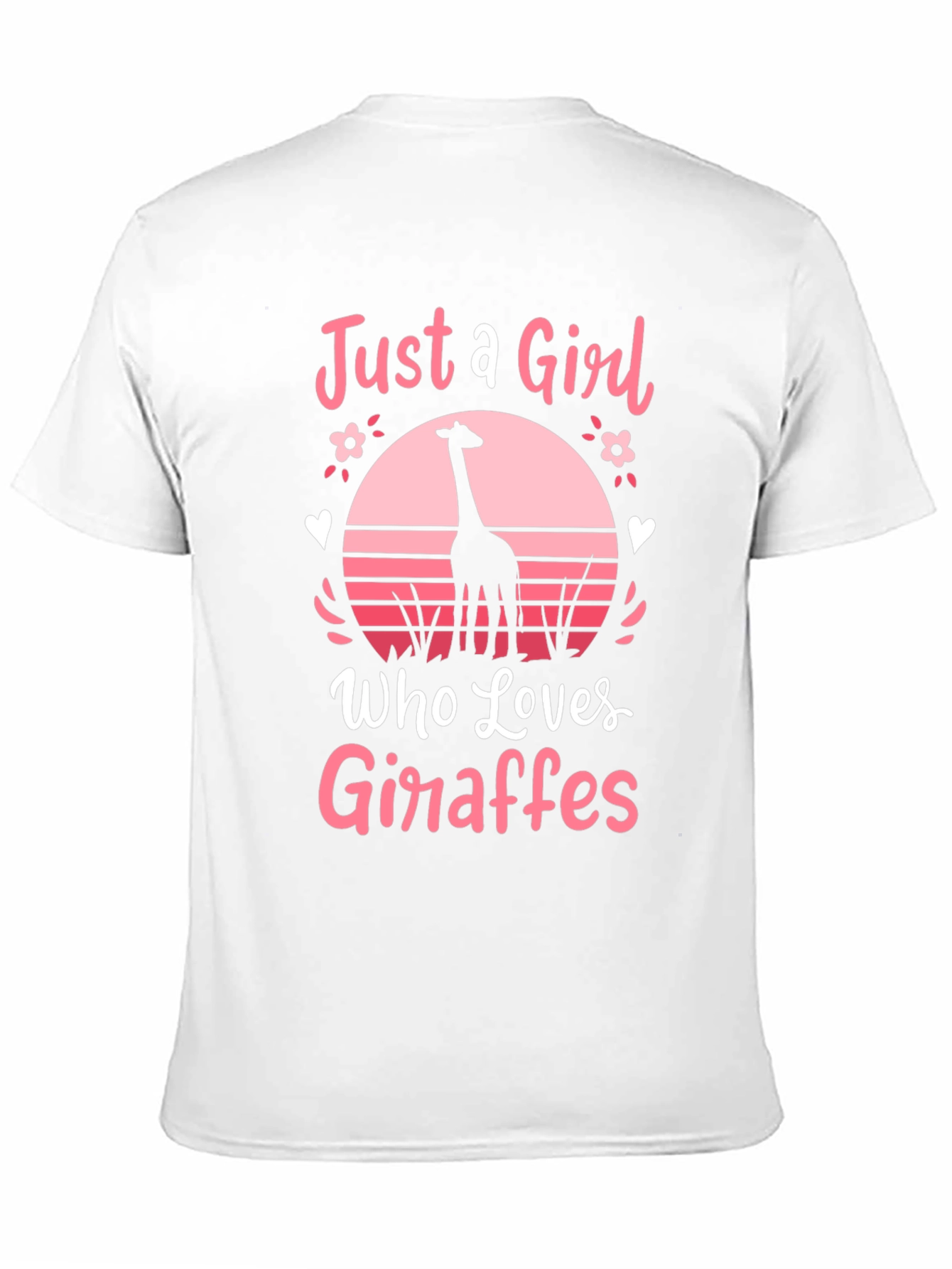 Just a Girl Who Loves Giraffes T-Shirt
