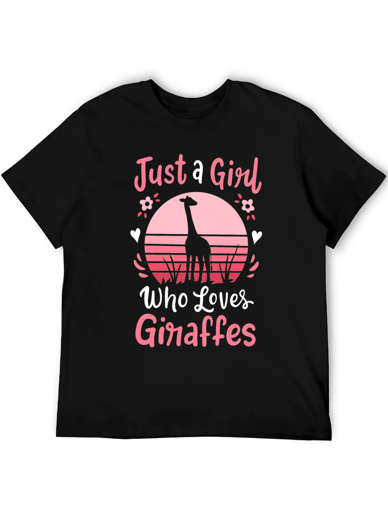 Just a Girl Who Loves Giraffes T-Shirt