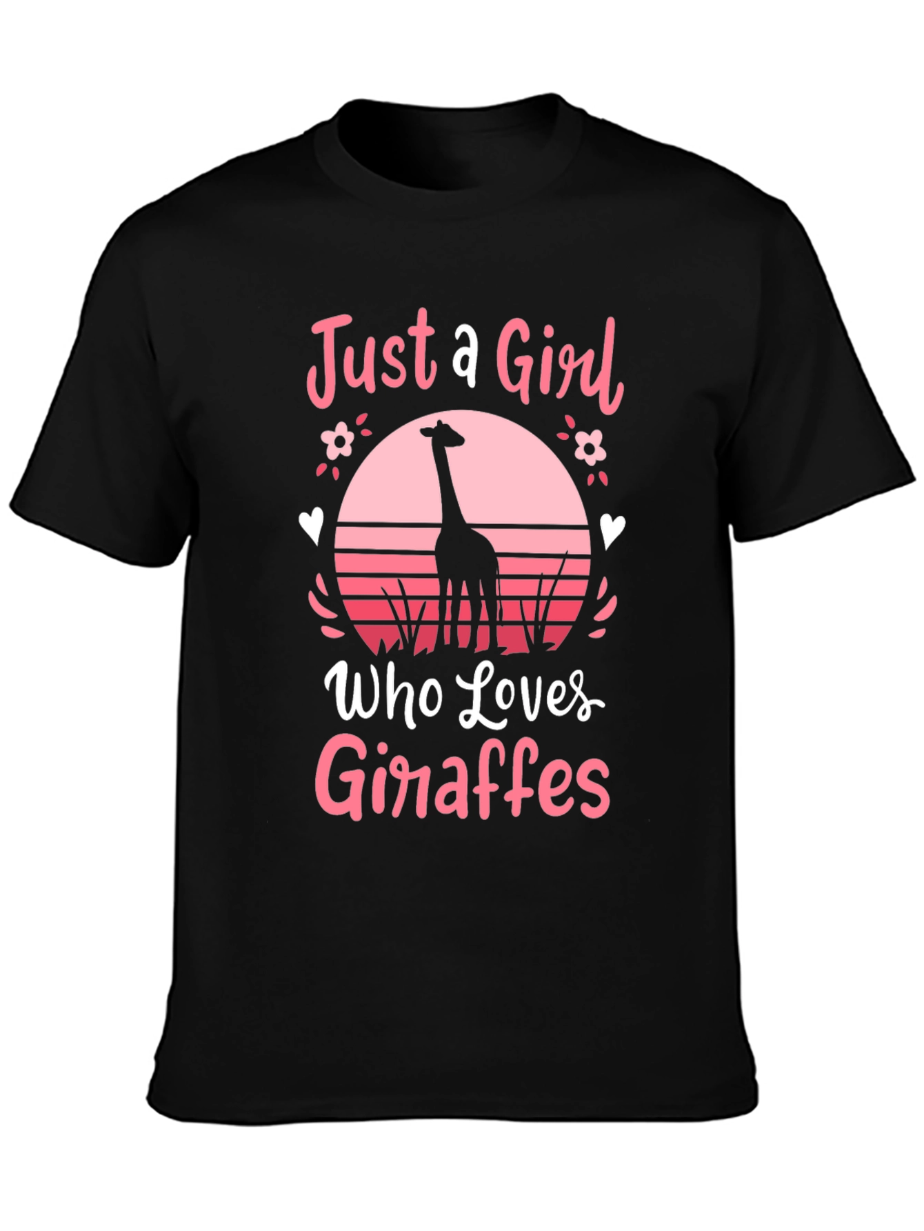 Just a Girl Who Loves Giraffes T-Shirt