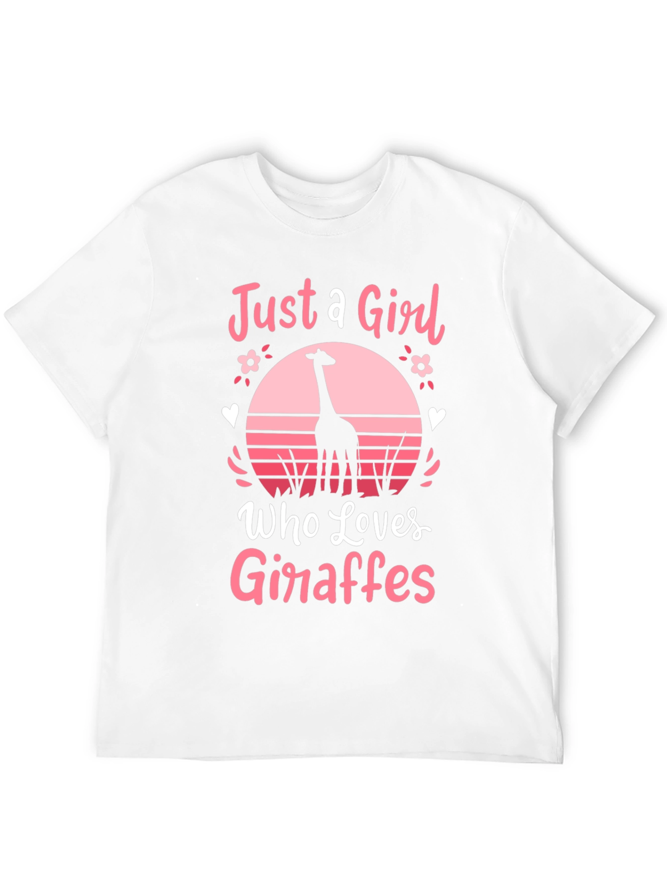 Just a Girl Who Loves Giraffes T-Shirt