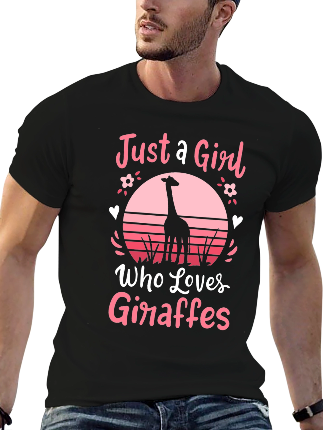 Just a Girl Who Loves Giraffes T-Shirt