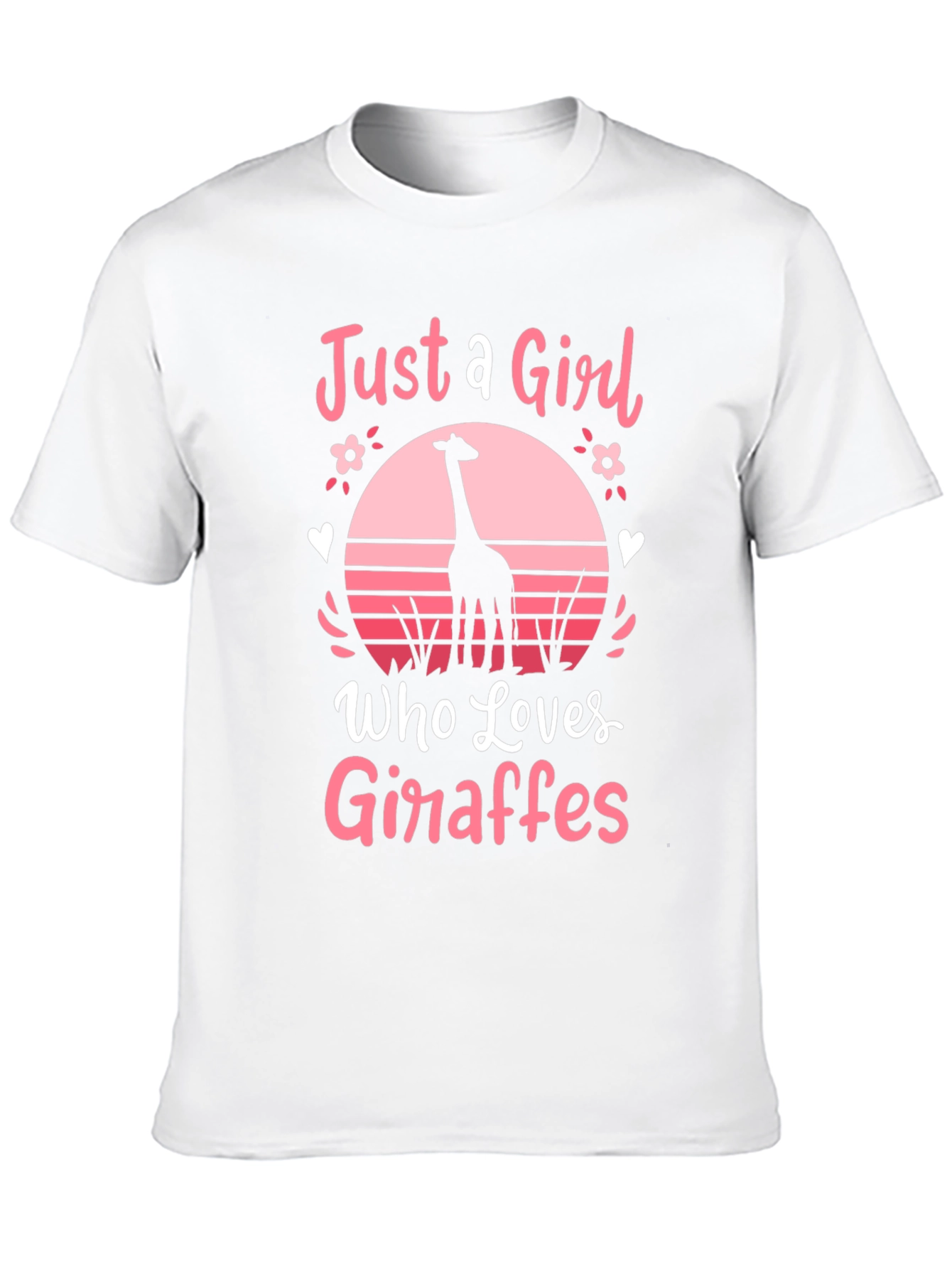 Just a Girl Who Loves Giraffes T-Shirt