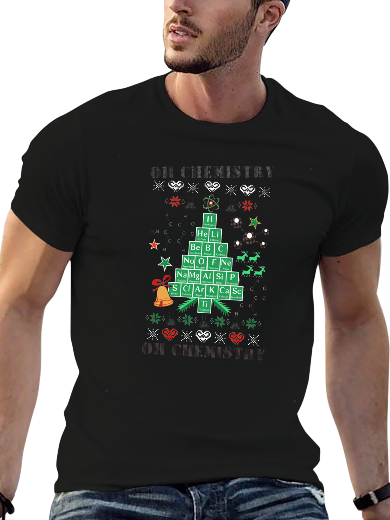 Chemistry Christmas Tree T-Shirt