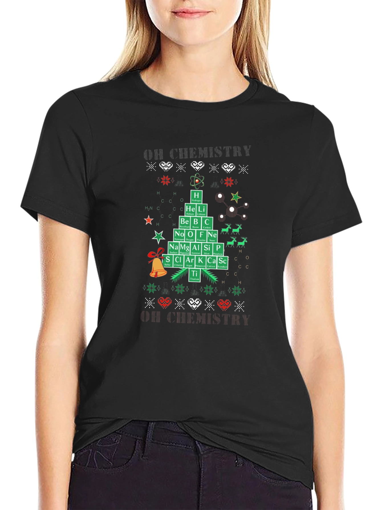 Chemistry Christmas Tree T-Shirt