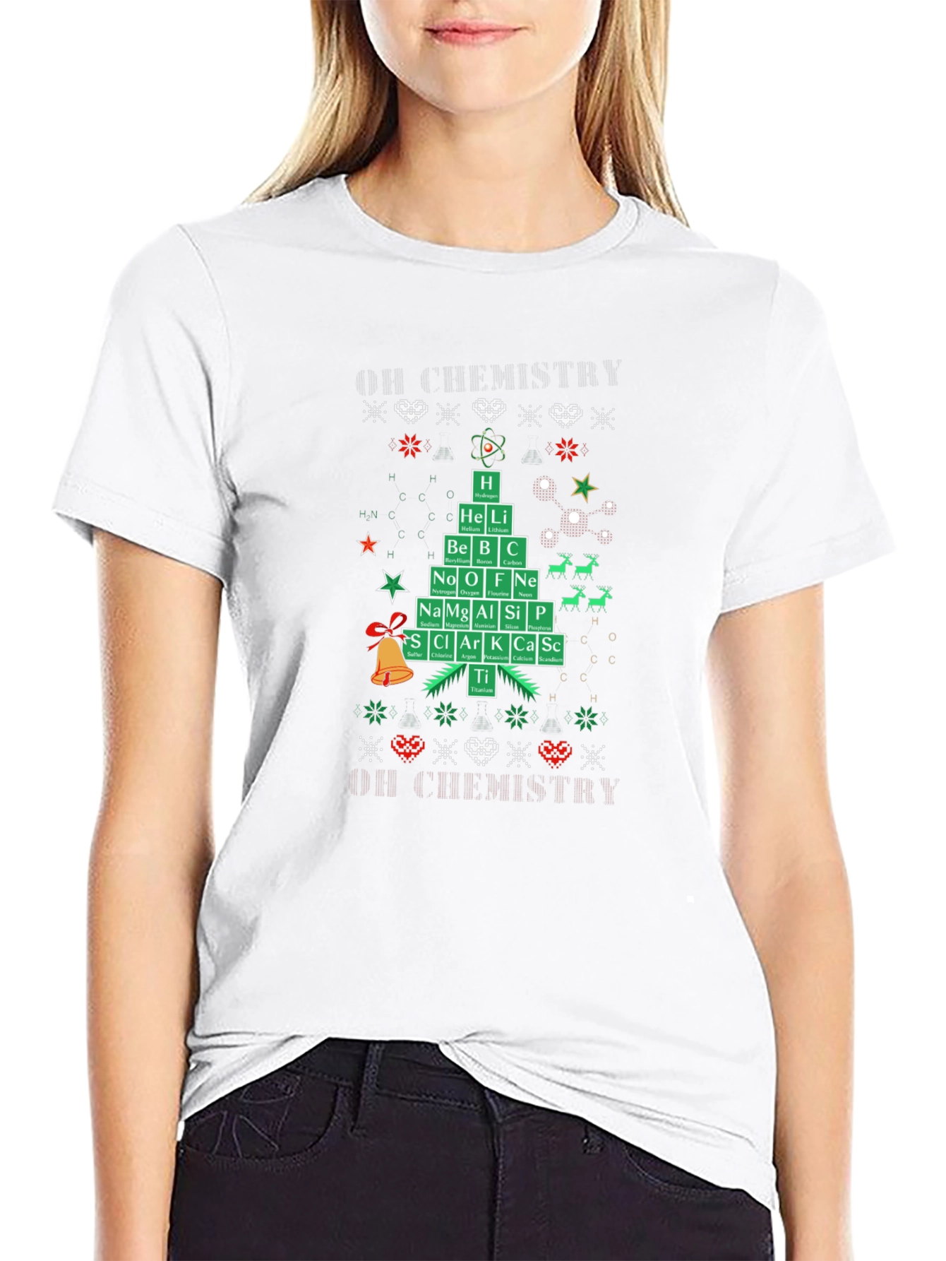 Chemistry Christmas Tree T-Shirt
