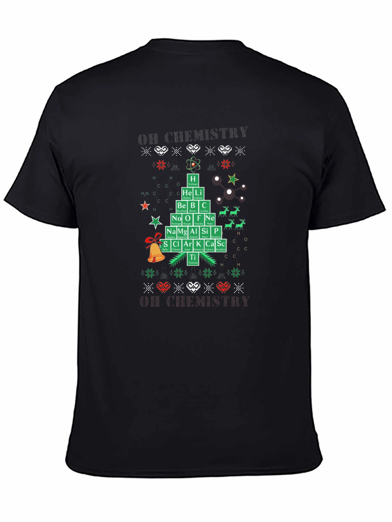 Chemistry Christmas Tree T-Shirt