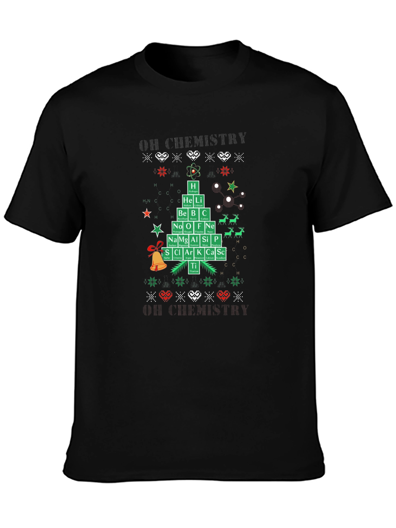 Chemistry Christmas Tree T-Shirt