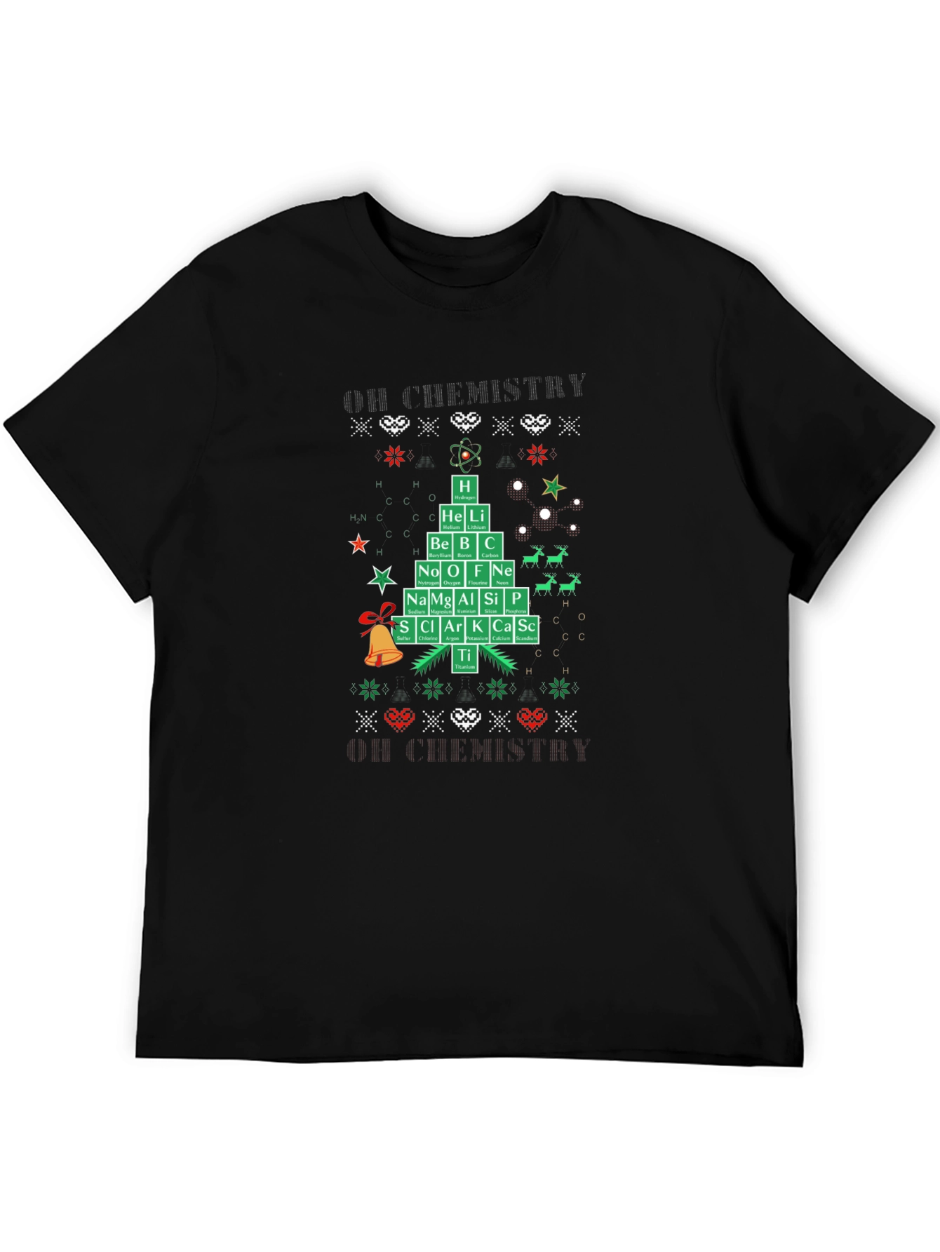 Chemistry Christmas Tree T-Shirt