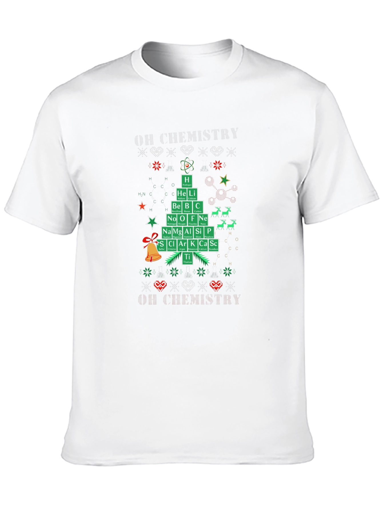 Chemistry Christmas Tree T-Shirt
