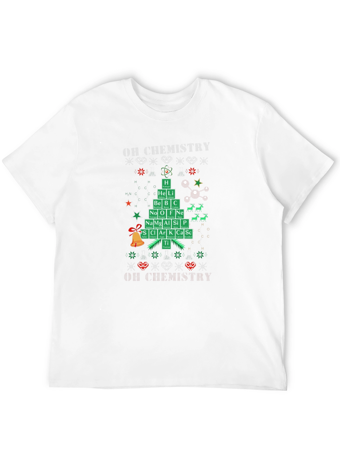 Chemistry Christmas Tree T-Shirt