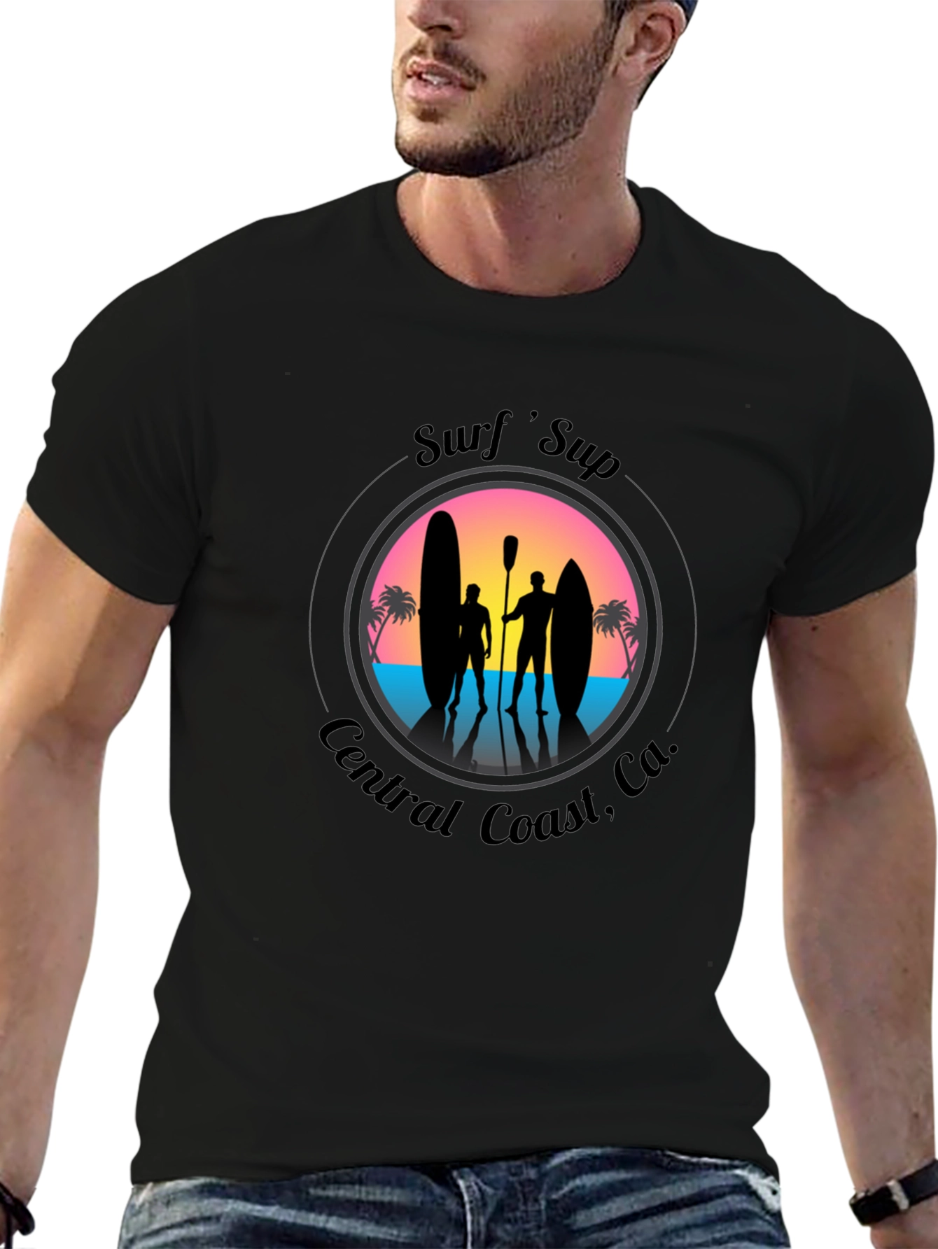 Surfs Up Central Coast Tee
