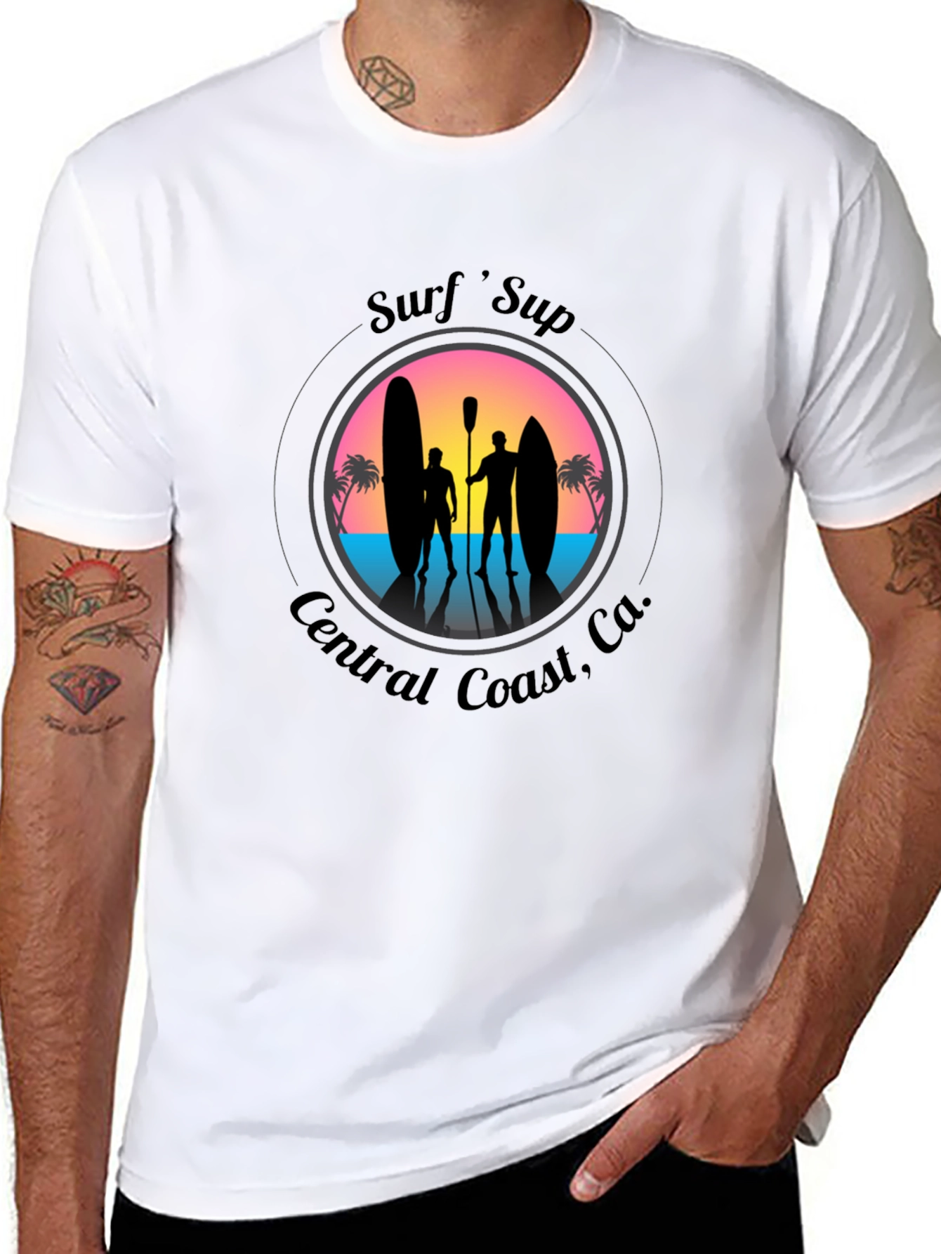 Surfs Up Central Coast Tee